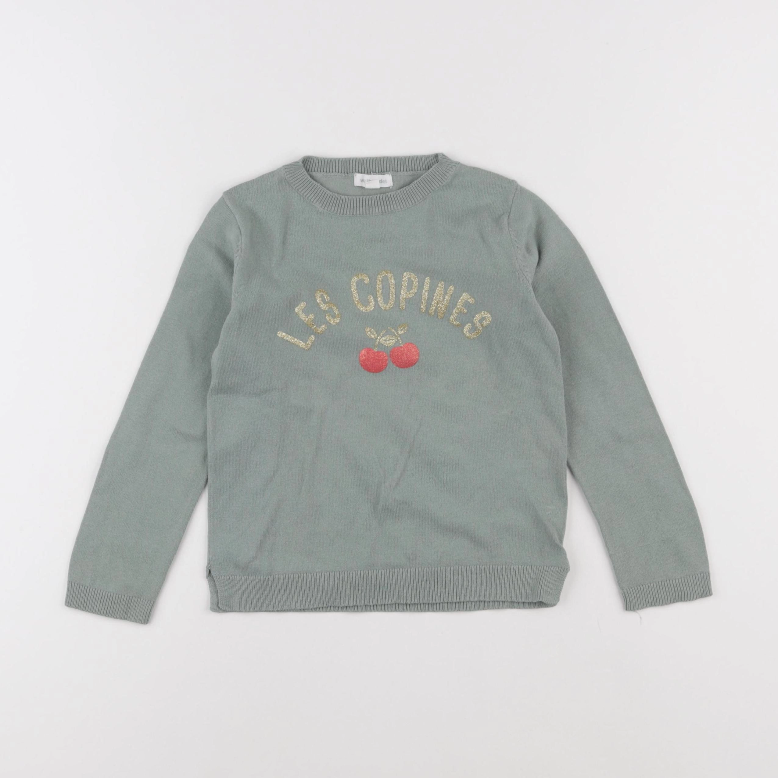 Vertbaudet - pull vert - 5 ans