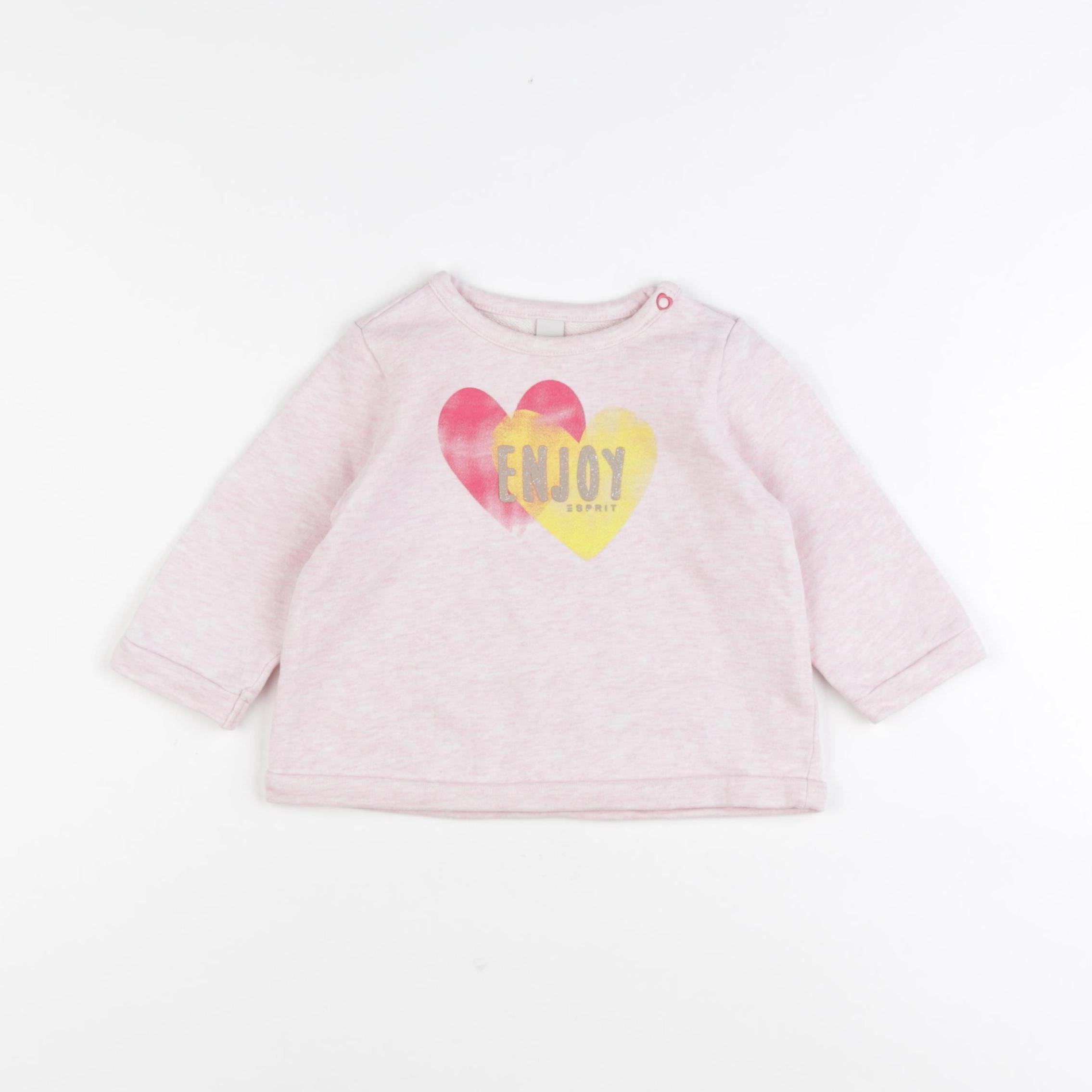 Esprit - sweat rose - 6 mois