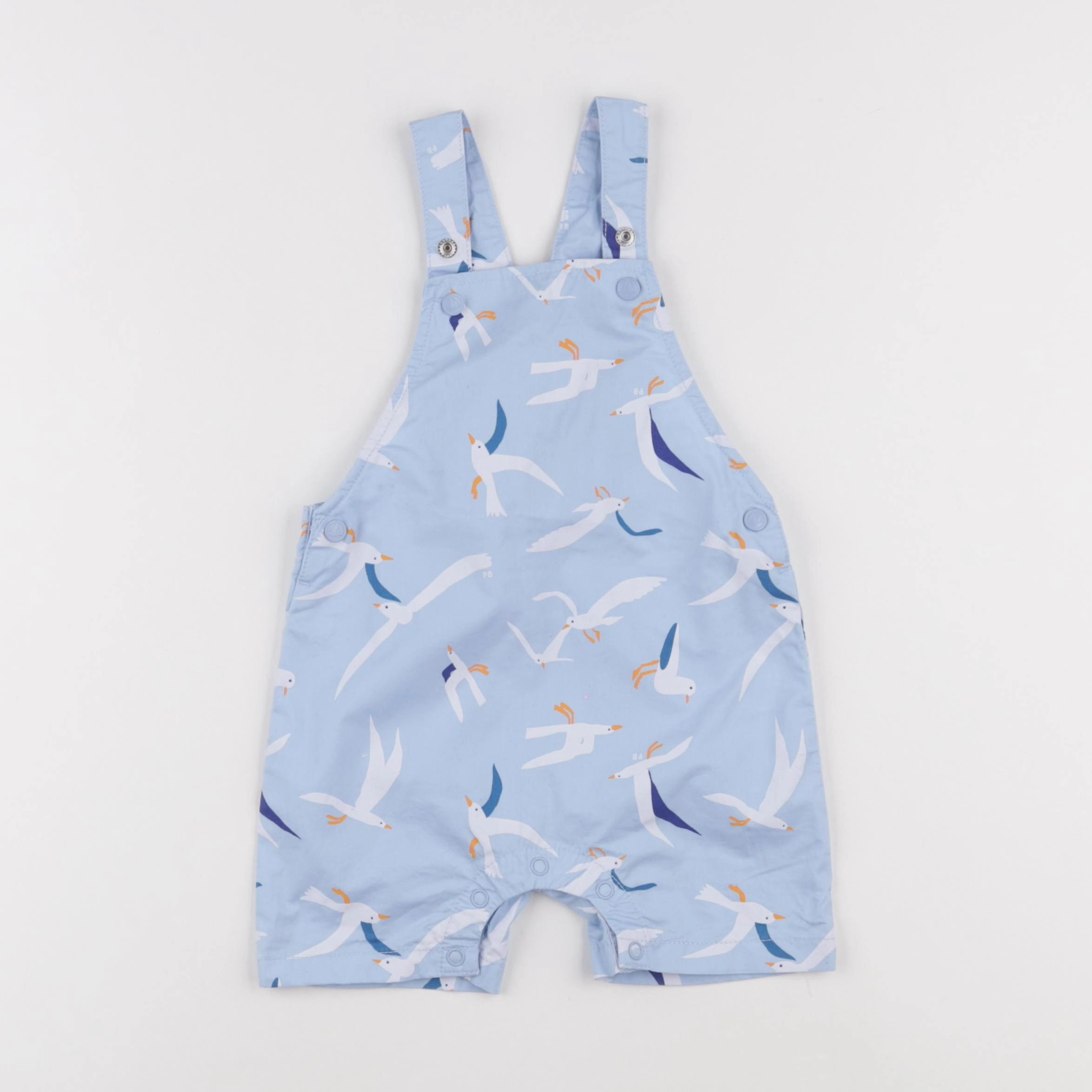 Petit Bateau - salopette bleu - 12 mois