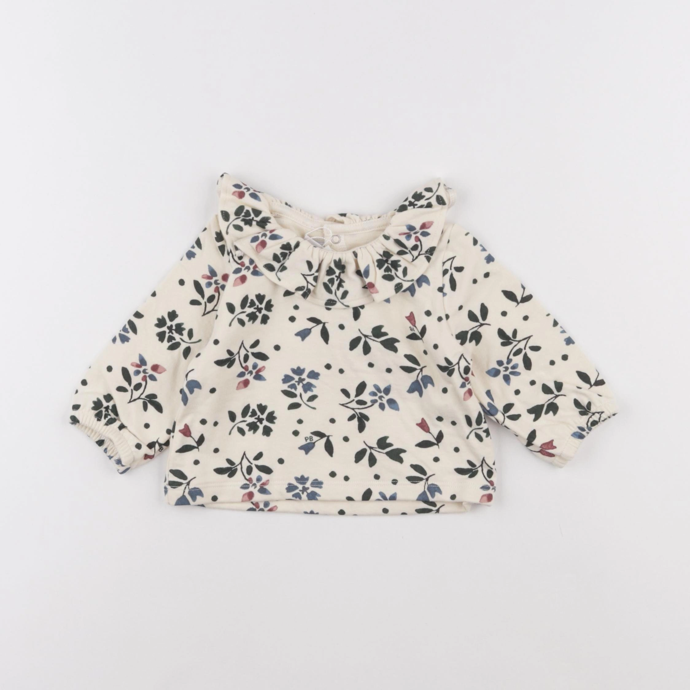Petit Bateau - tee-shirt beige - 18 mois