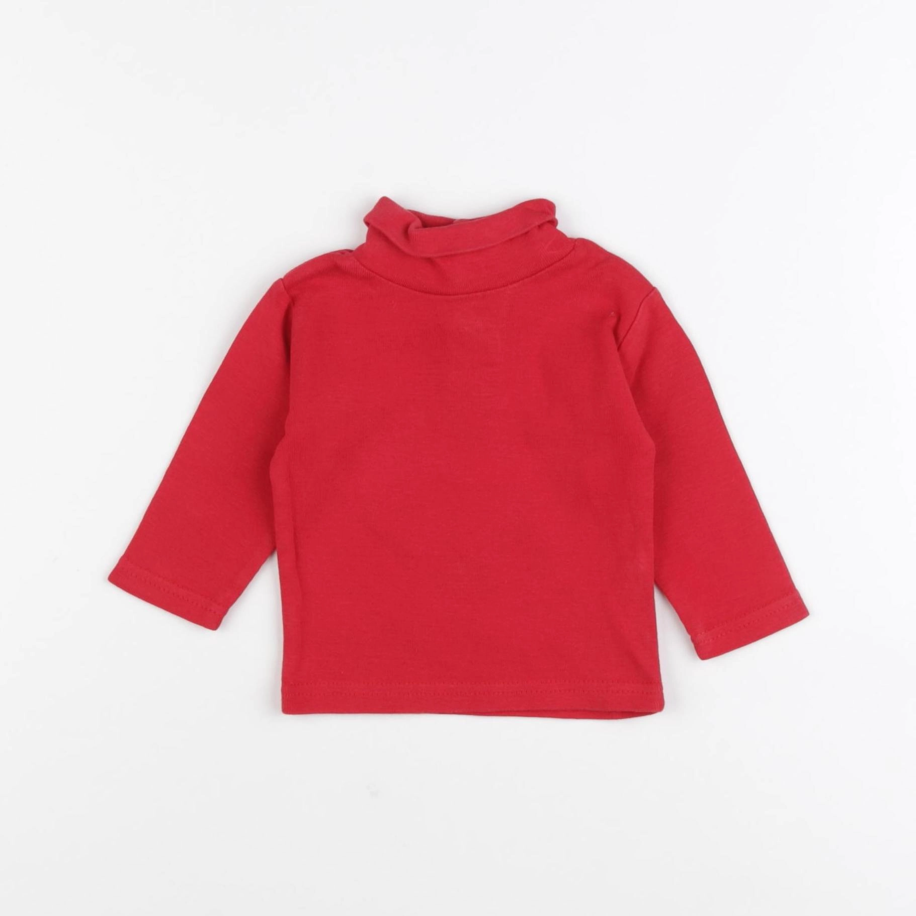 DPAM - sous-pull rouge - 3 mois