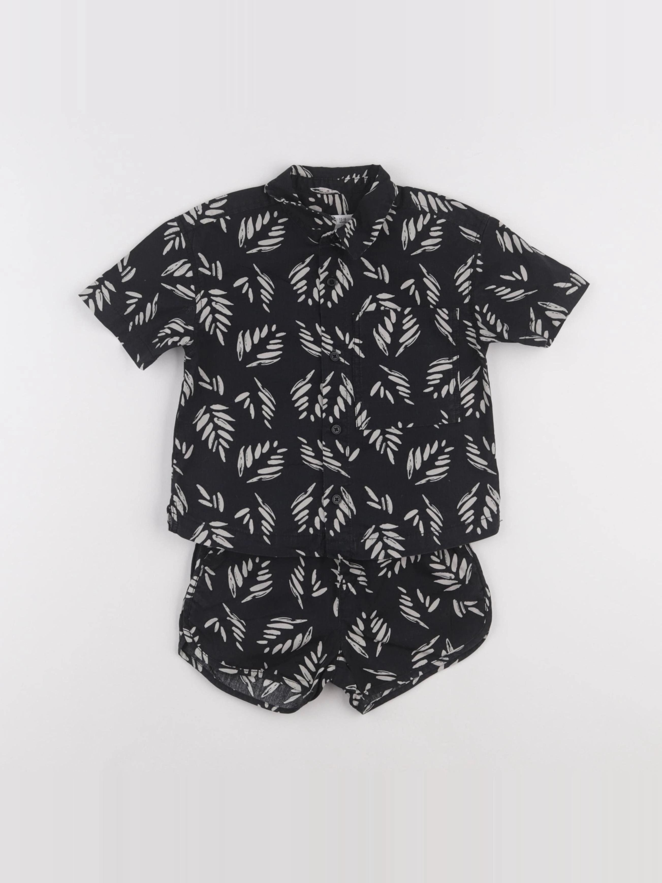 Zara - ensemble noir - 12/18 mois