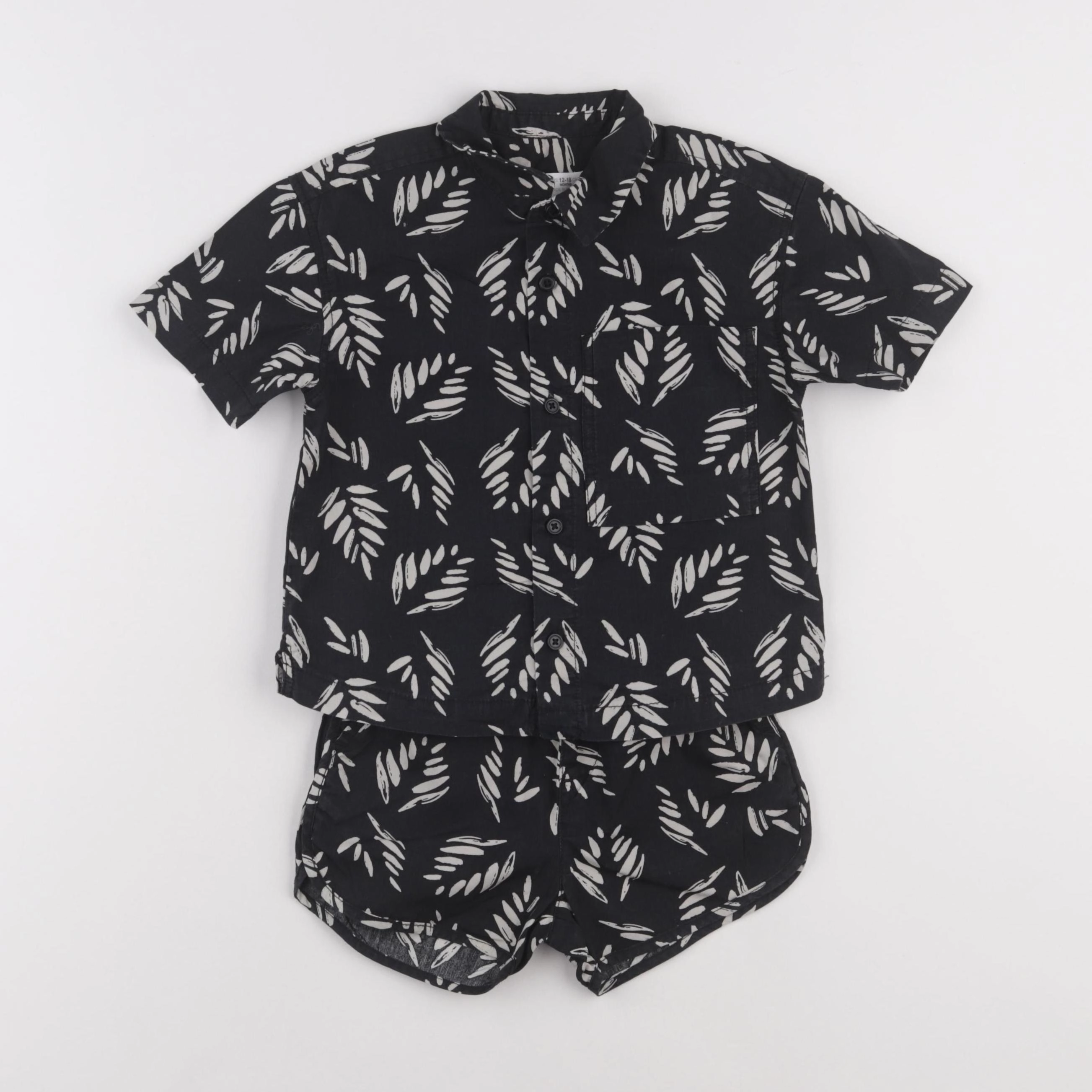 Zara - ensemble noir - 12/18 mois