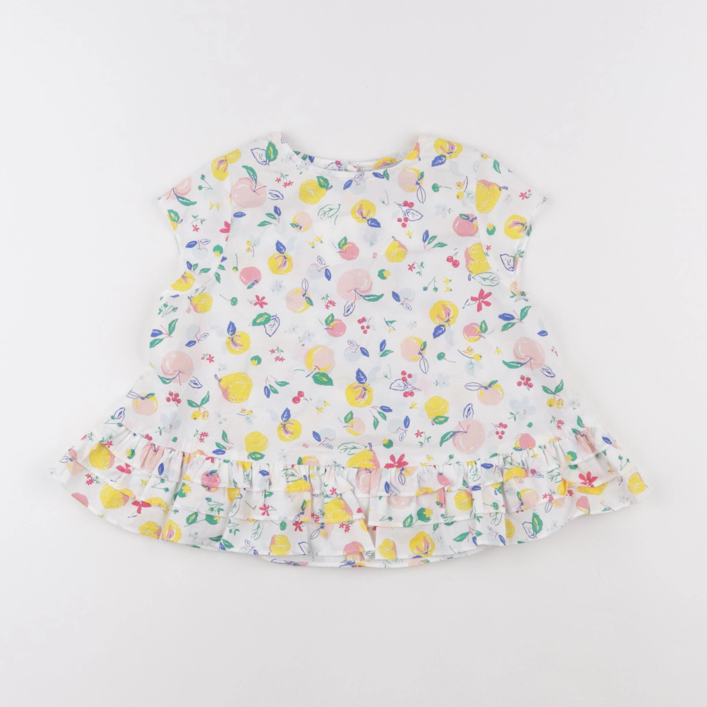 Petit Bateau - blouse multicolore - 36 mois