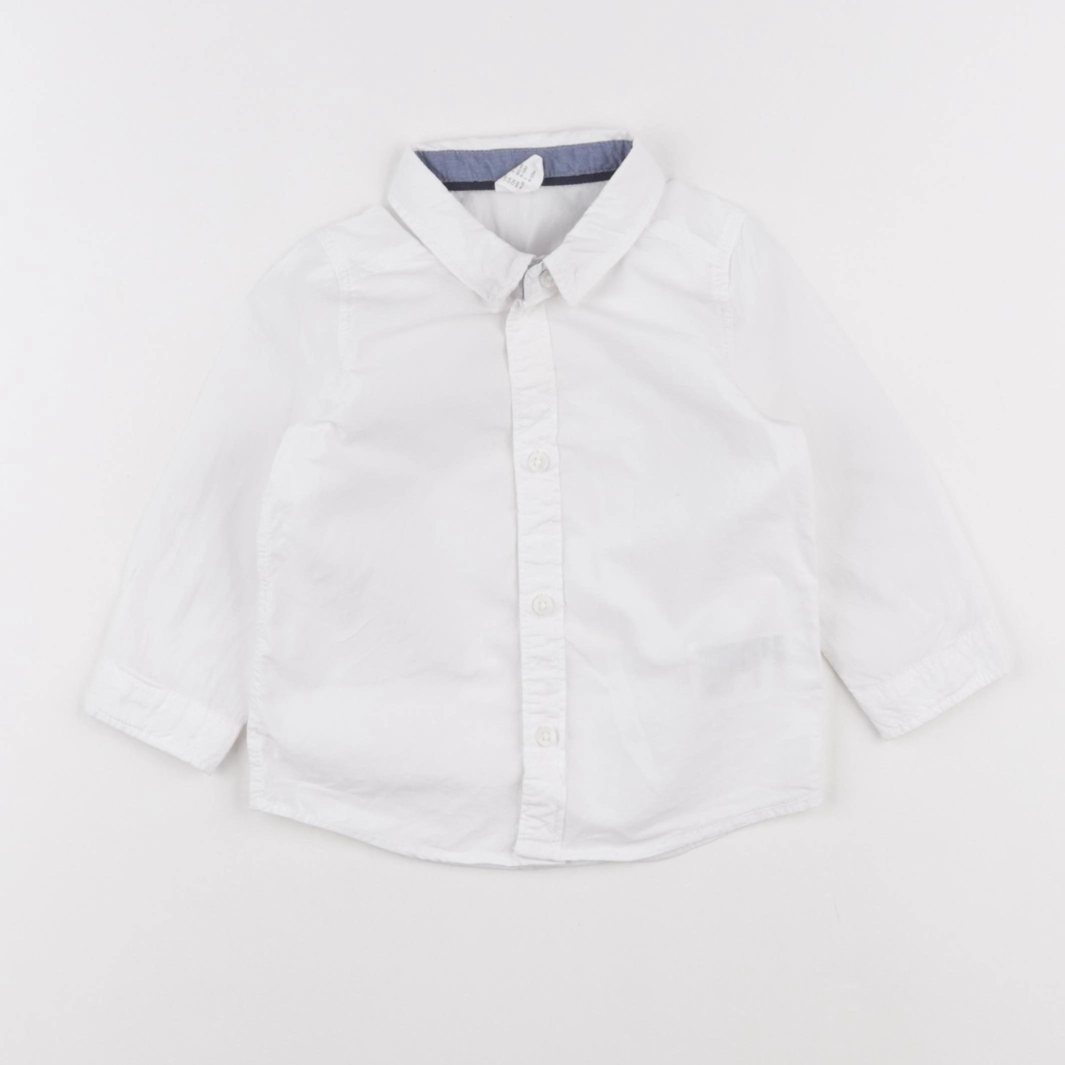H&M - chemise blanc - 12/9 mois