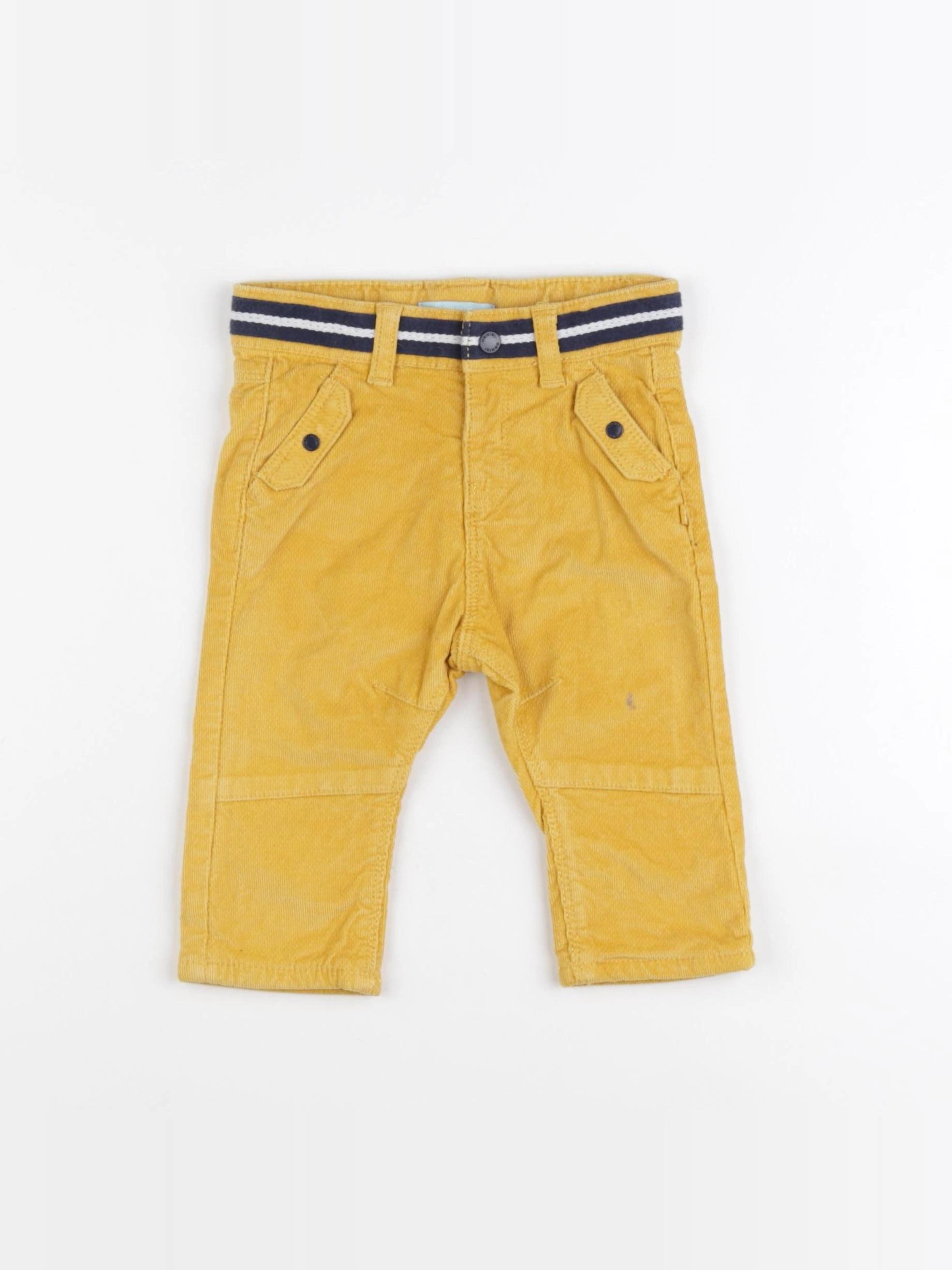 Obaïbi - pantalon jaune - 6 mois