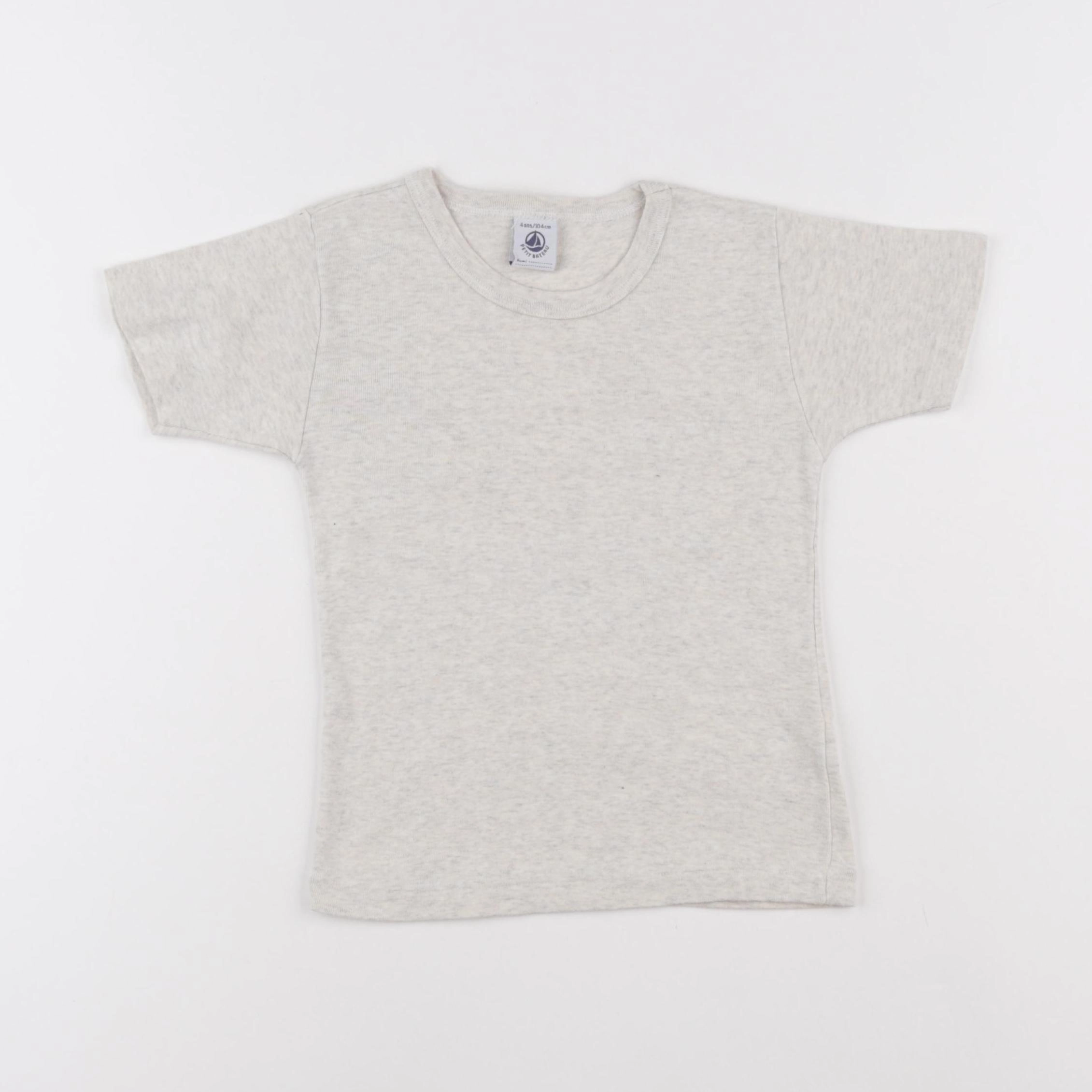 Petit Bateau - maillot de corps beige - 4 ans