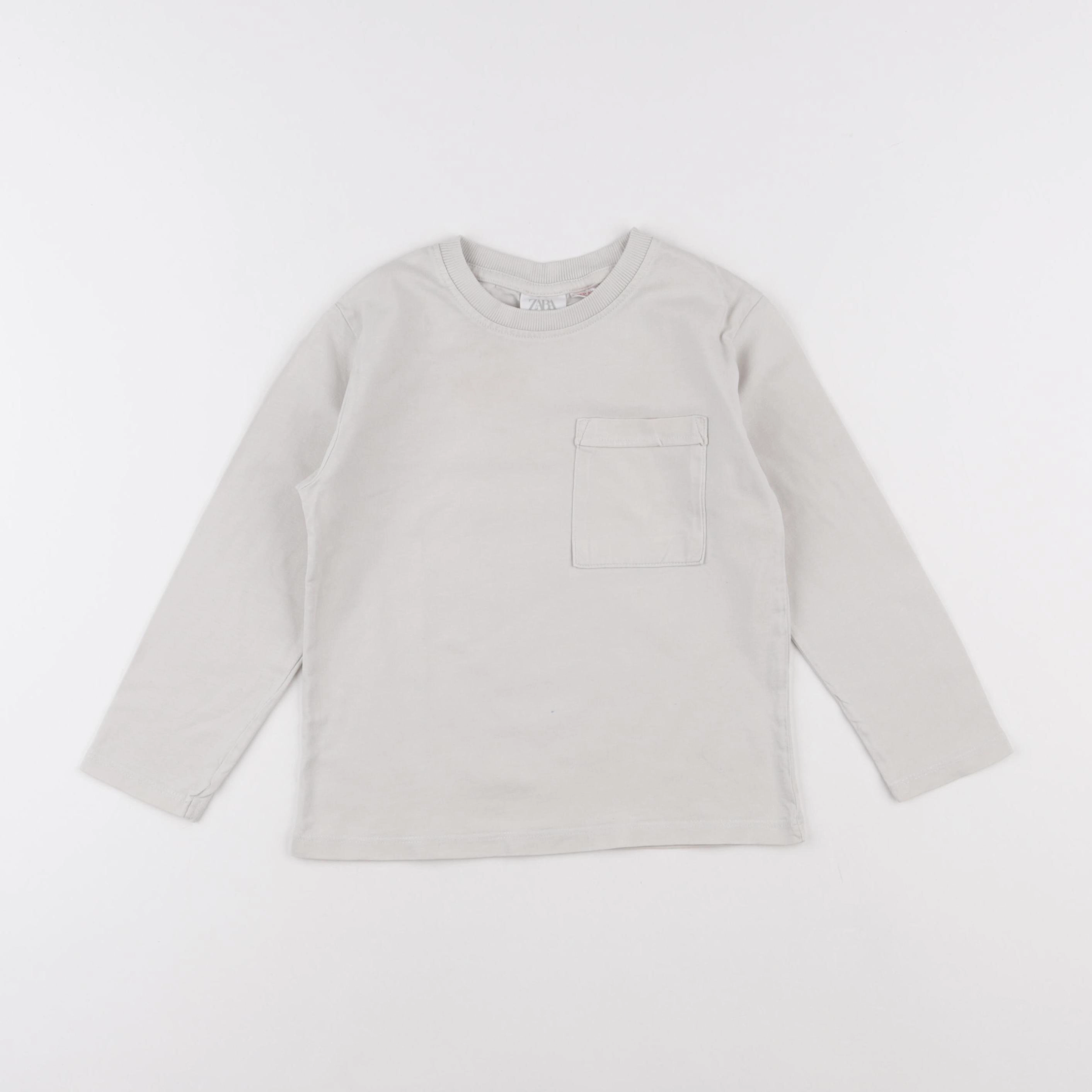 Zara - tee-shirt beige - 3/4 ans