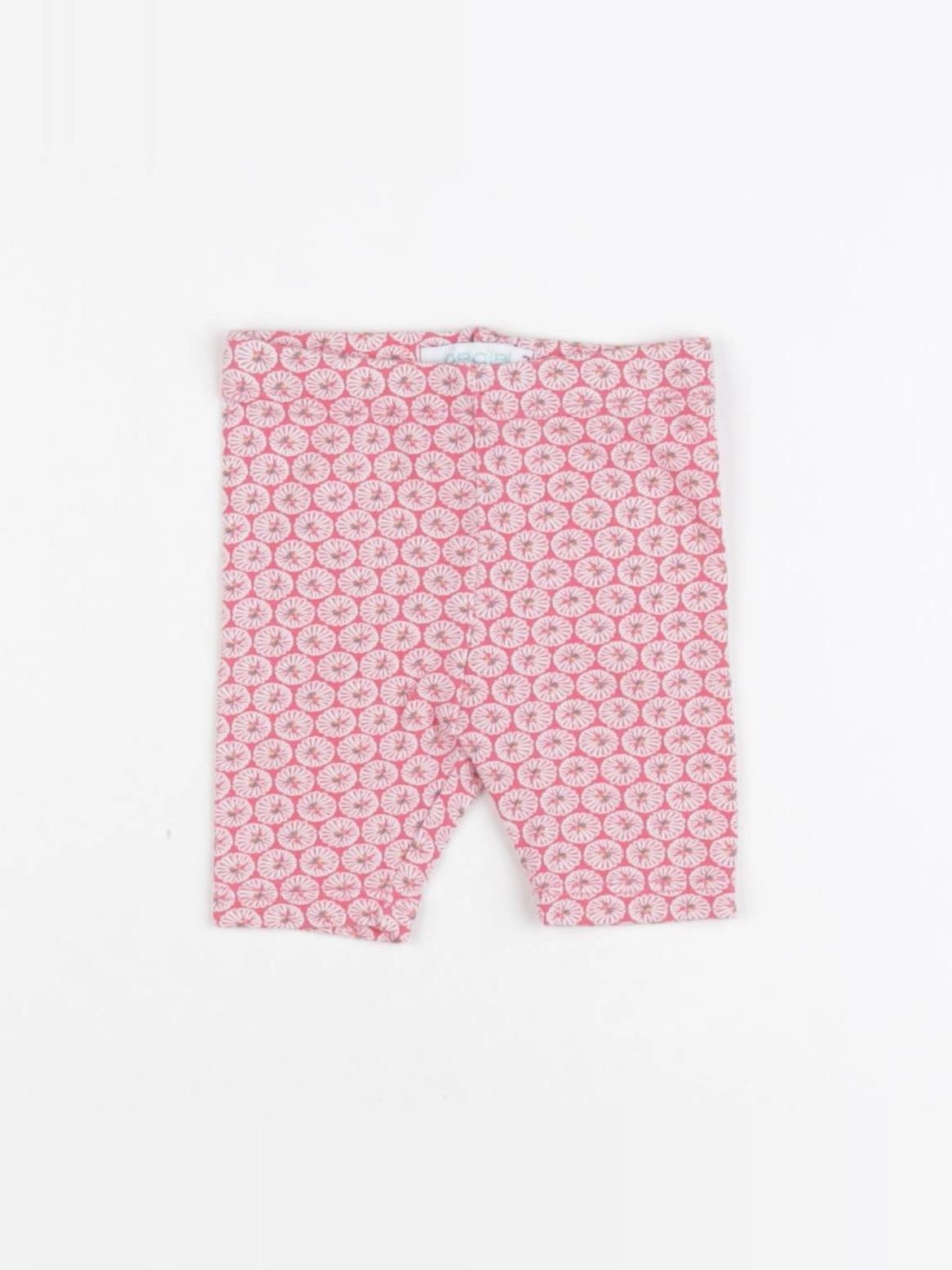 Obaïbi - legging court rose - 3 mois