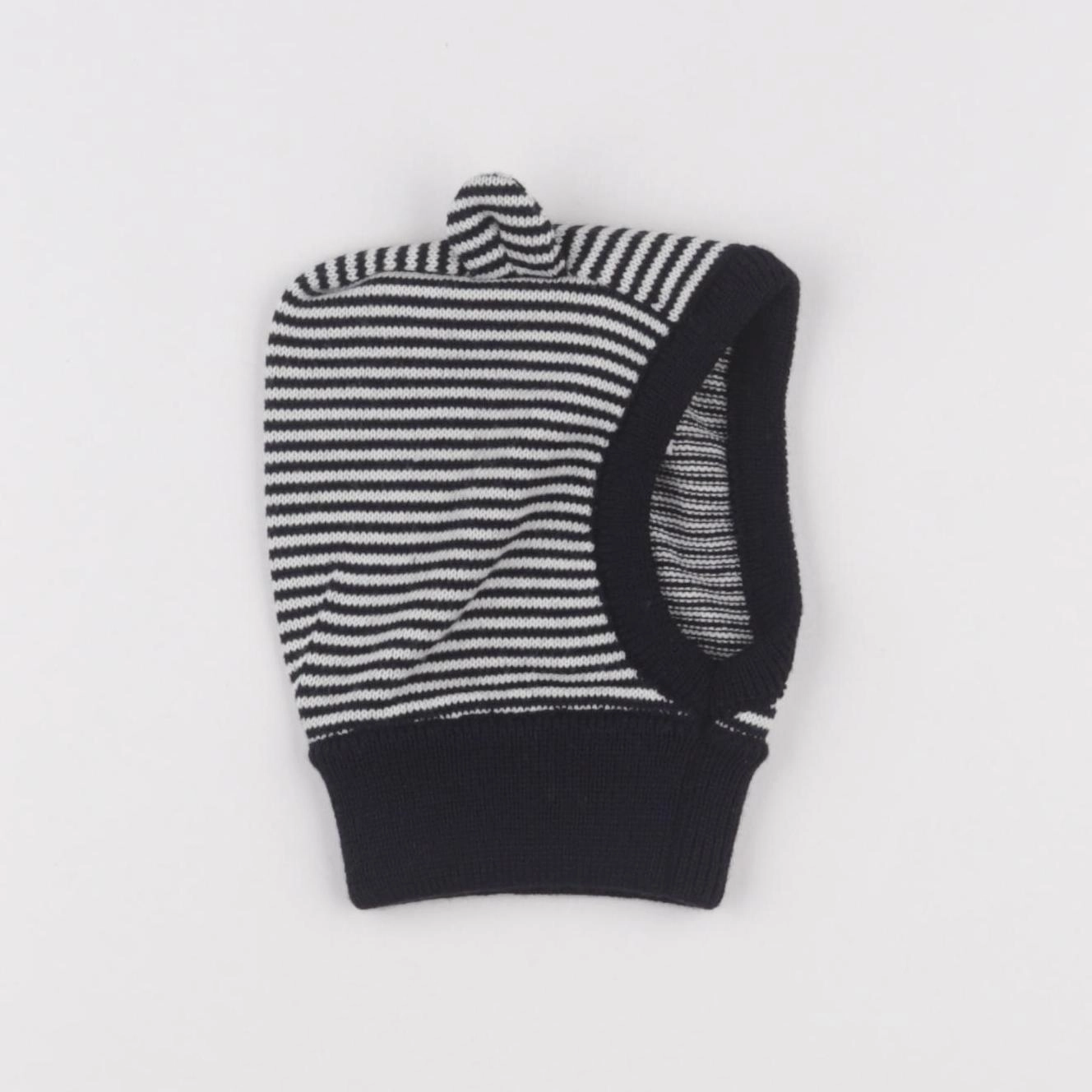Petit Bateau - cagoule blanc, bleu - 6 mois