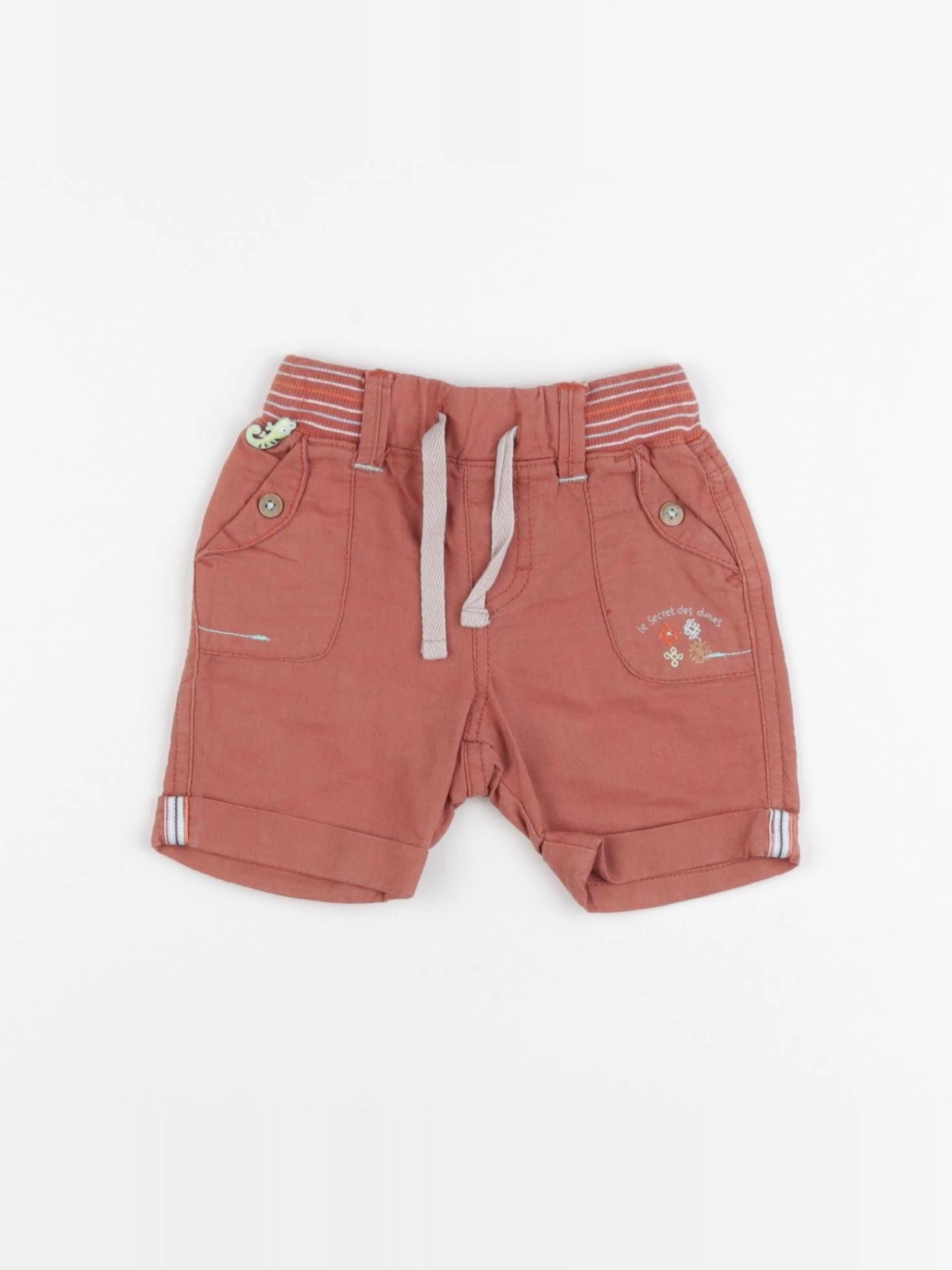 Sergent Major - short marron - 3 mois