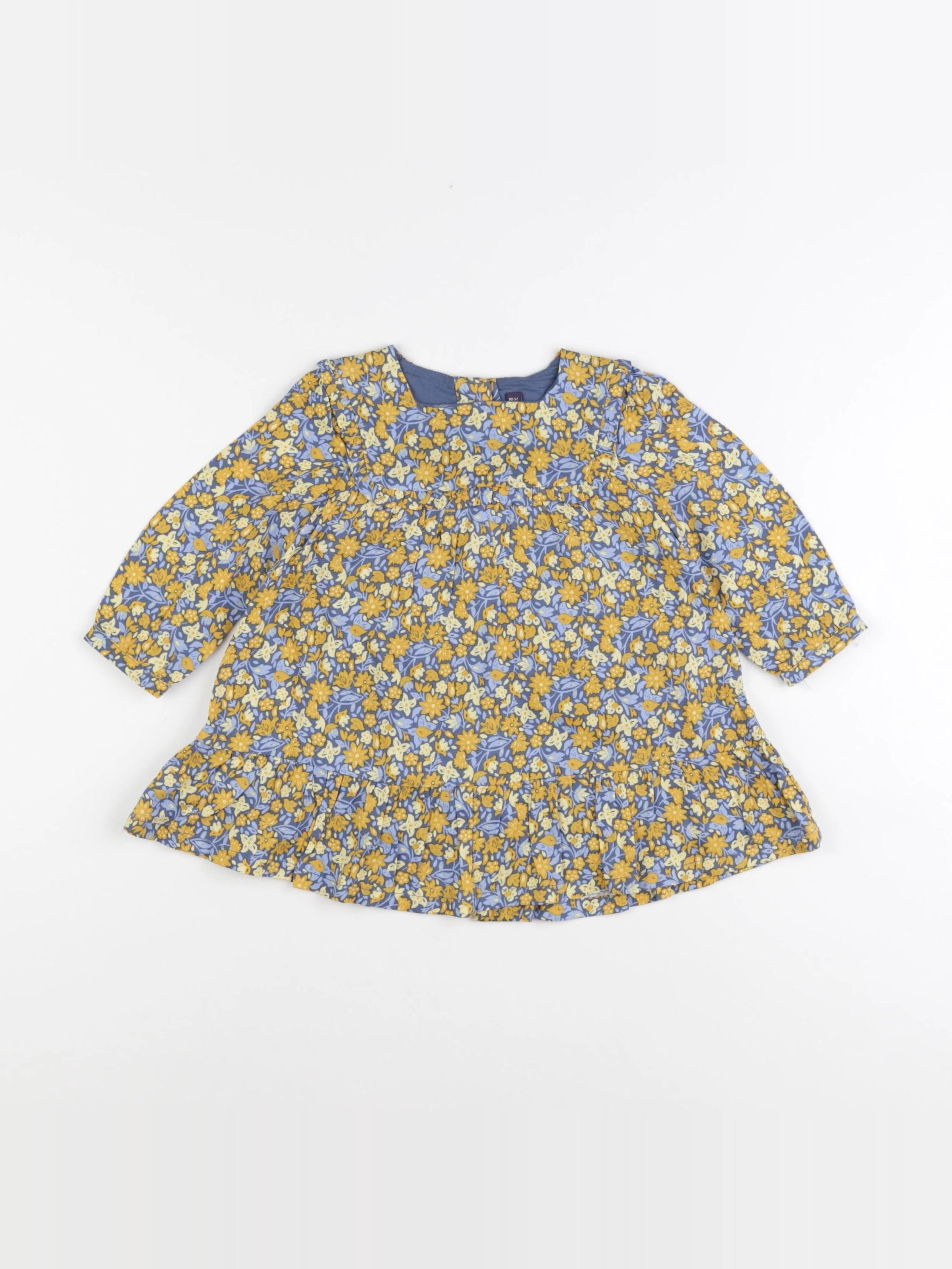 Sergent Major - robe bleu, jaune - 9 mois