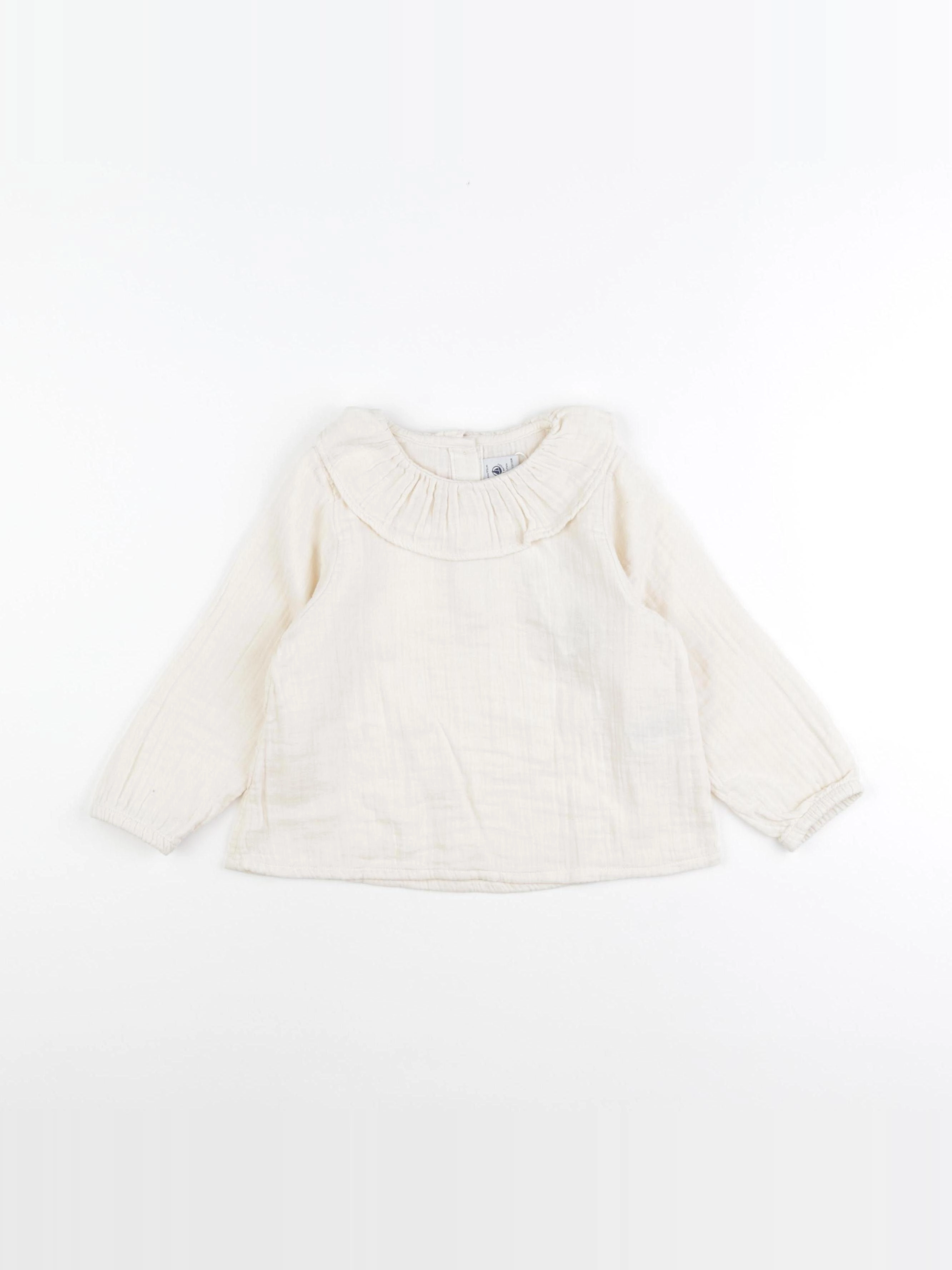 Petit Bateau - blouse beige - 36 mois