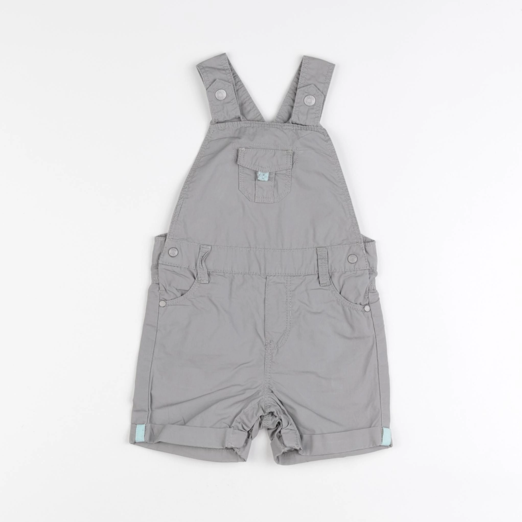 Obaïbi - salopette gris - 6 mois