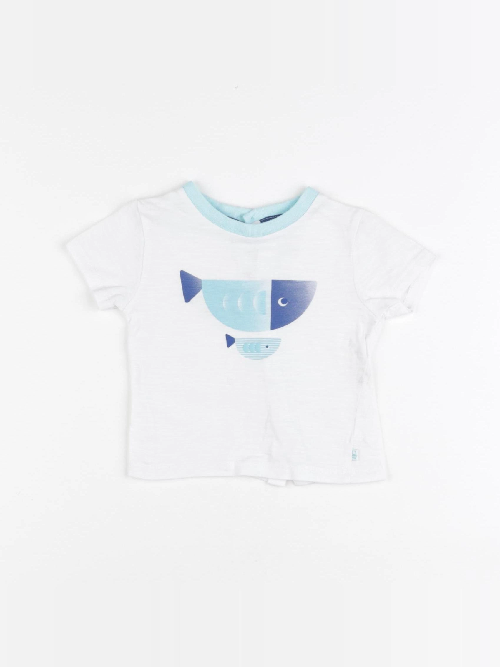 Obaïbi - tee-shirt blanc - 3 mois