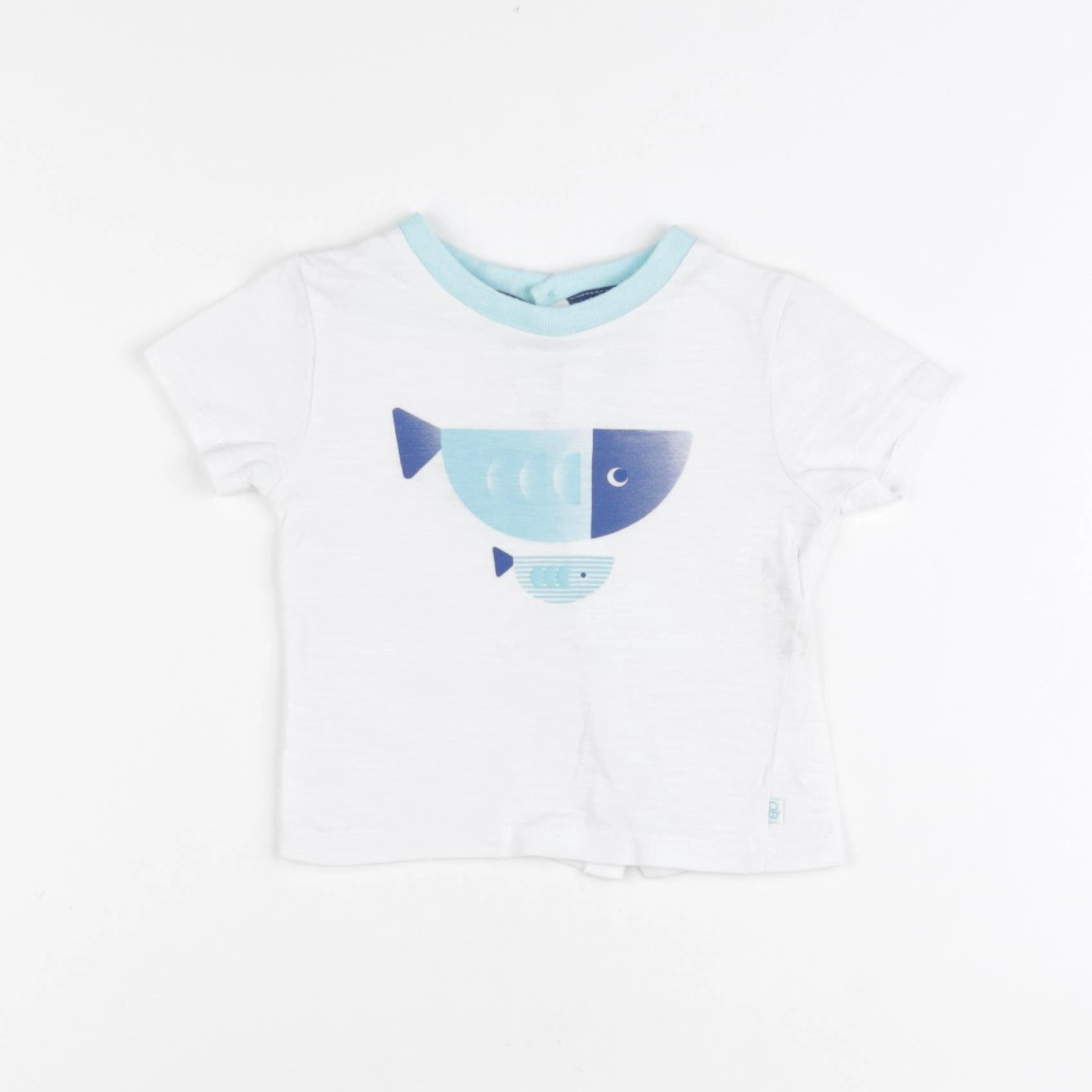 Obaïbi - tee-shirt blanc - 3 mois