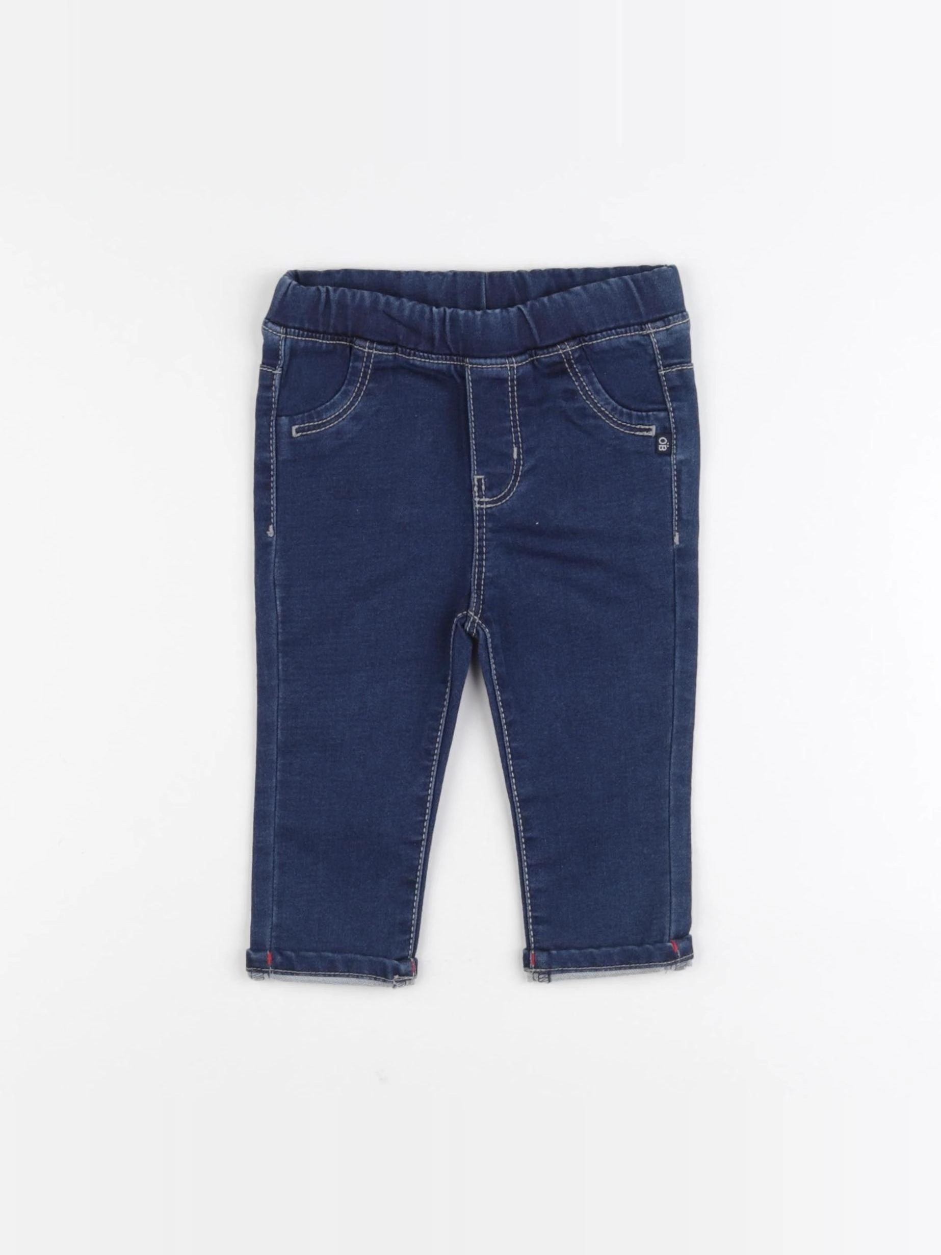 Obaïbi - jegging bleu - 12 mois