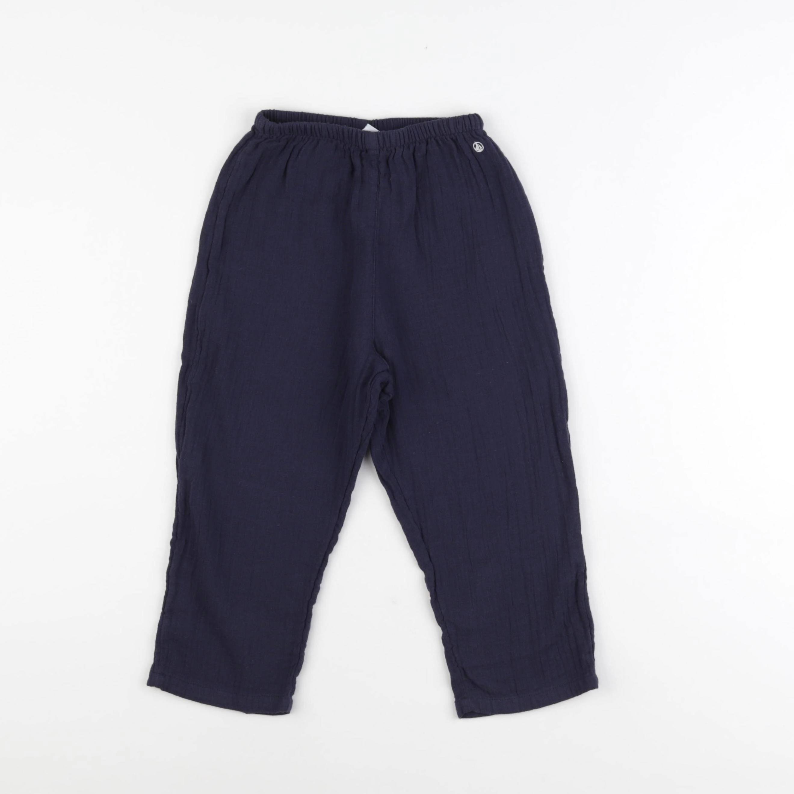 Petit Bateau - pantalon bleu - 24 mois