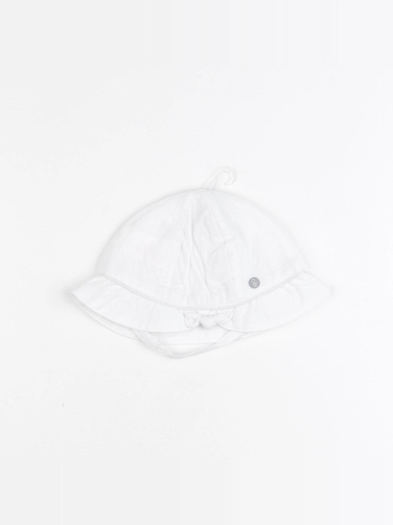 Obaïbi - chapeau blanc - 0/1 mois