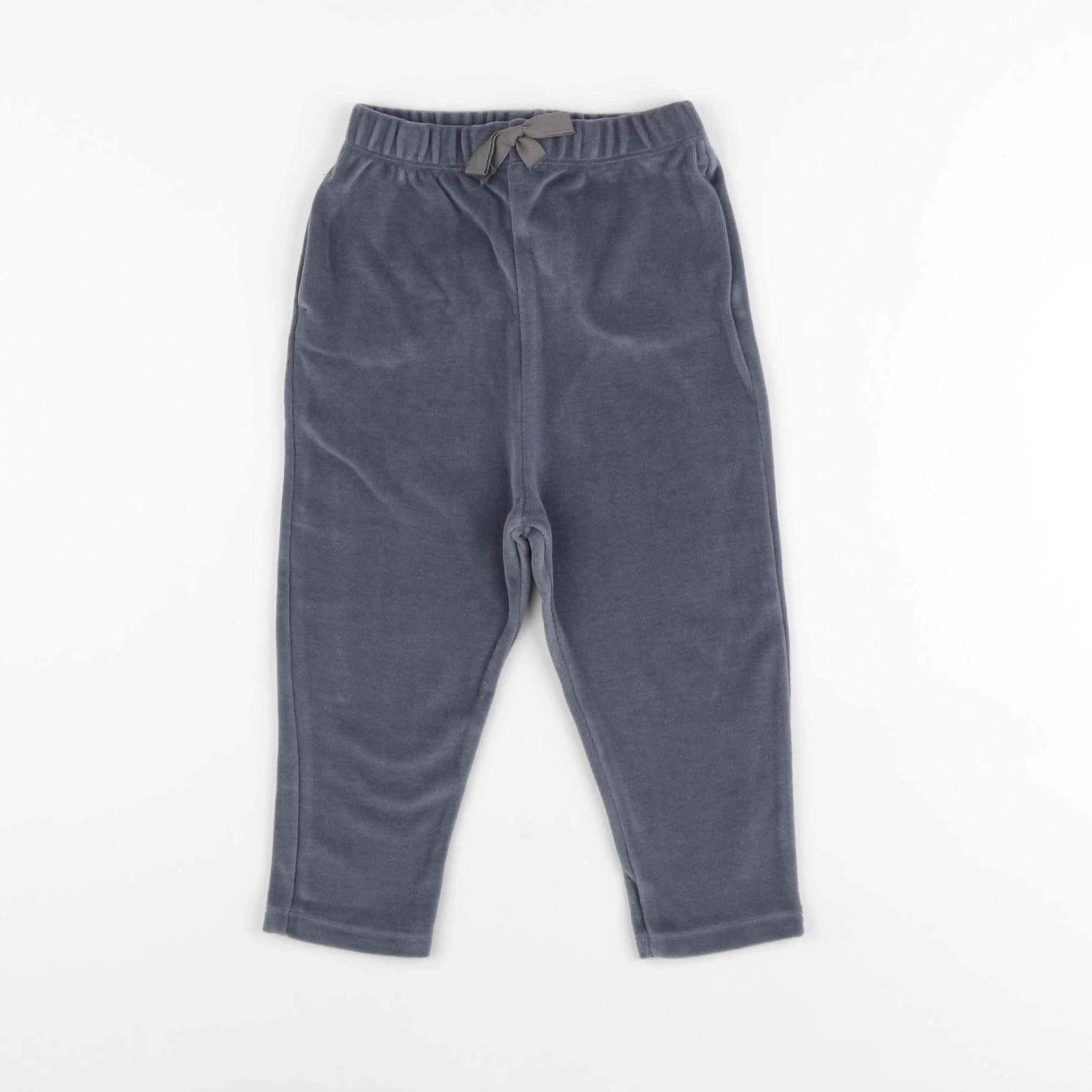 Petit Bateau - pantalon bleu - 36 mois