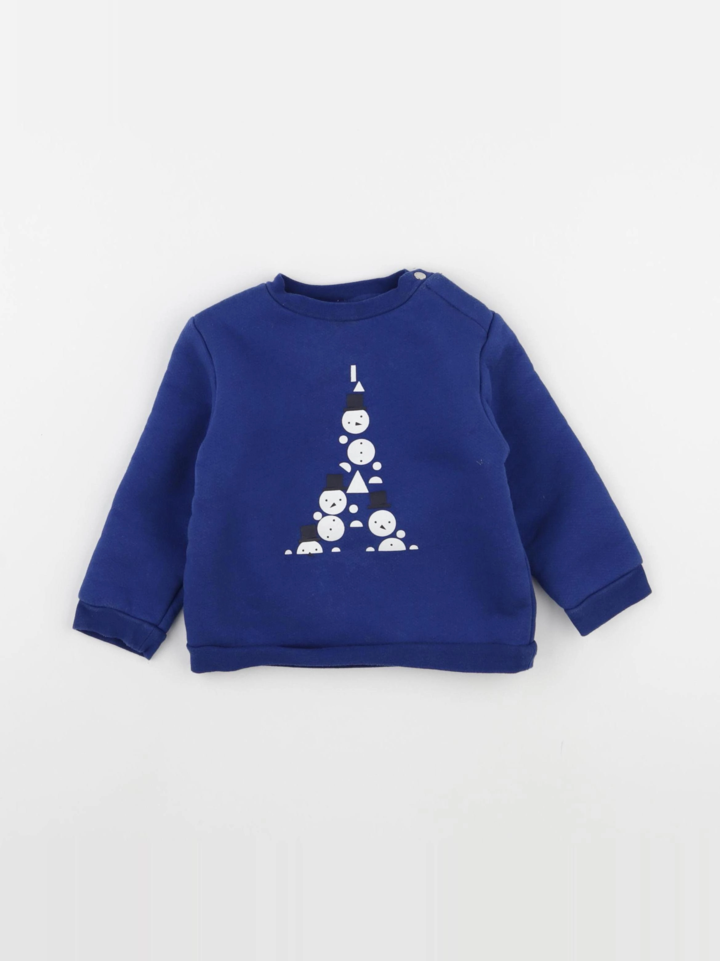 Jacadi - sweat bleu - 18 mois