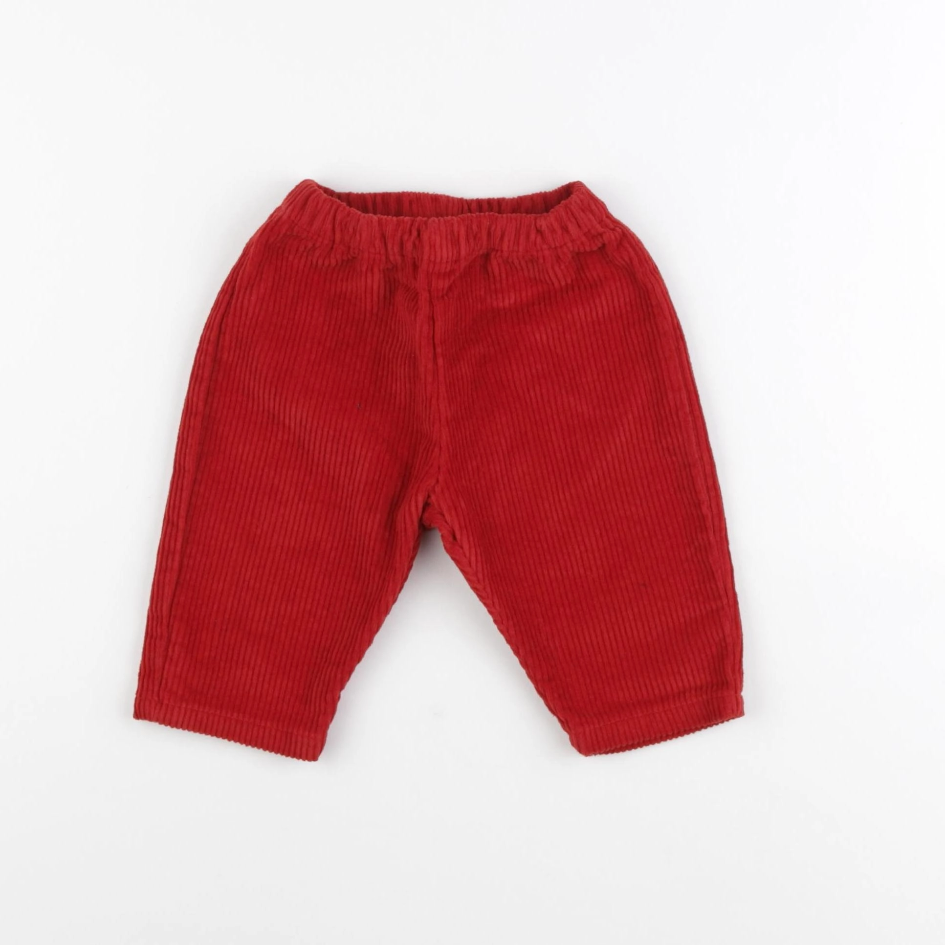 Petit Bateau - pantalon rouge - 6 mois