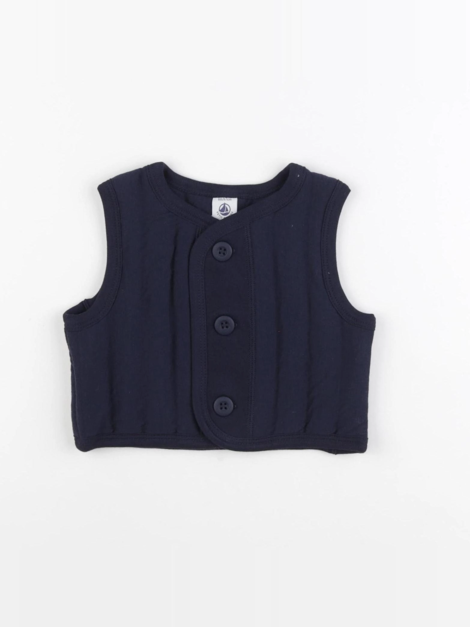 Petit Bateau - doudoune bleu - 12 mois