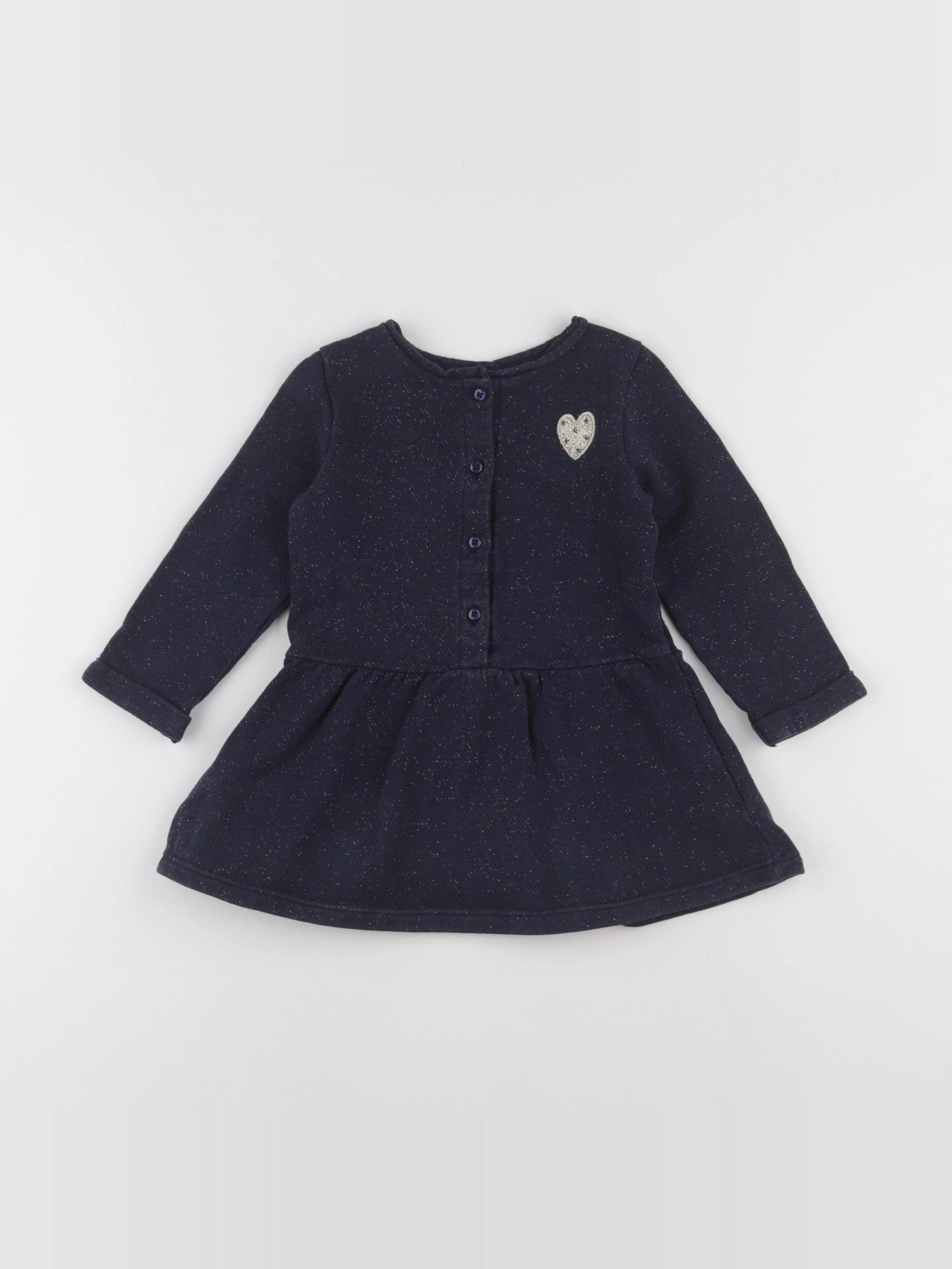 Tape à l'oeil - robe bleu - 24 mois