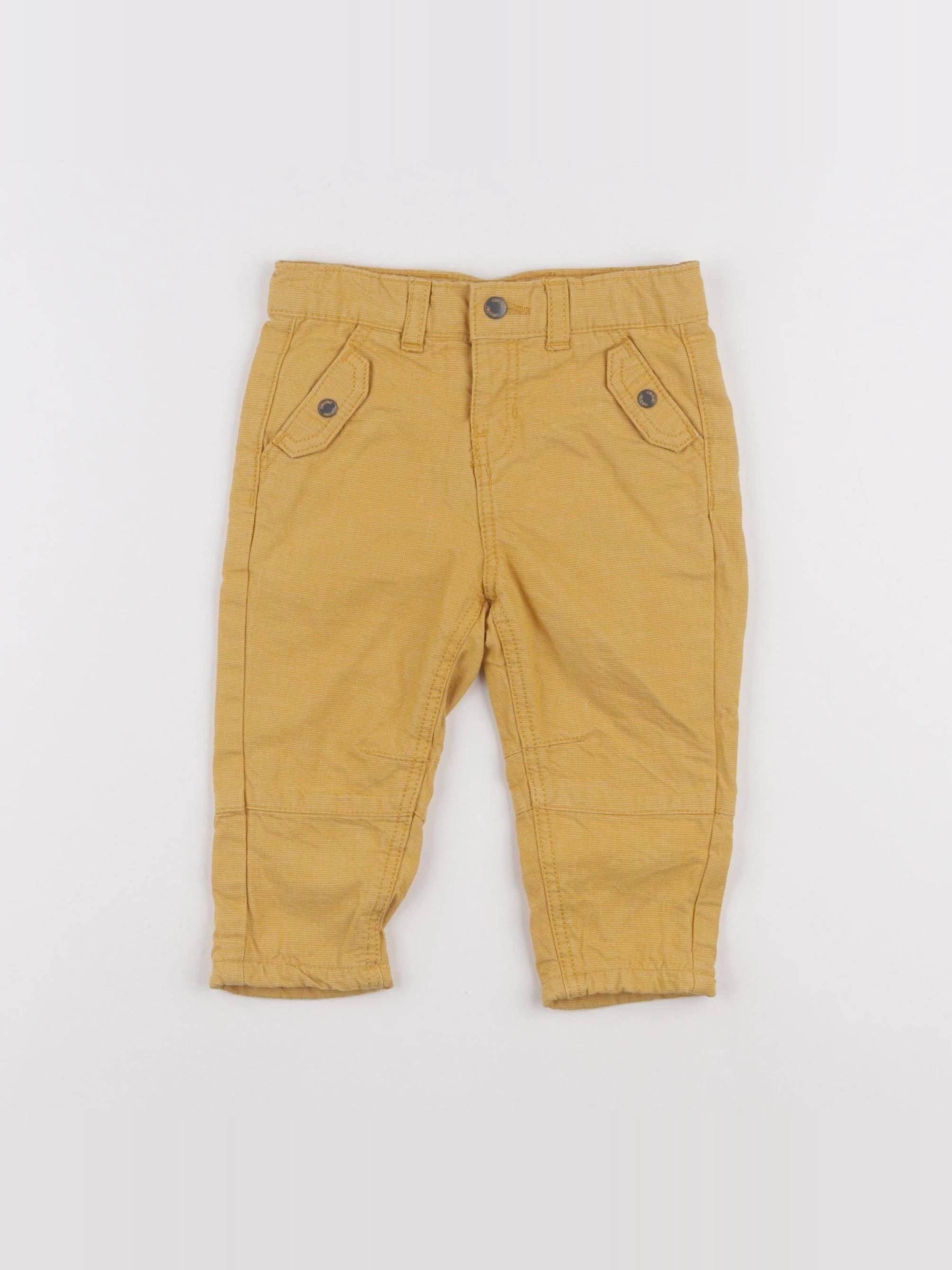 Obaïbi - pantalon jaune - 12 mois