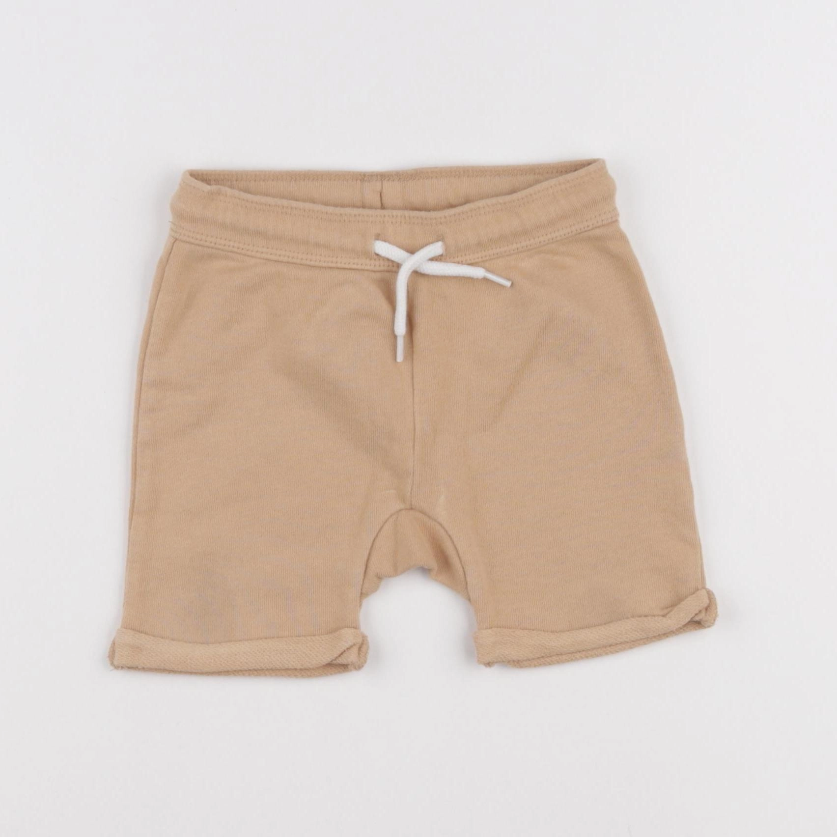 H&M - short marron - 12/18 mois