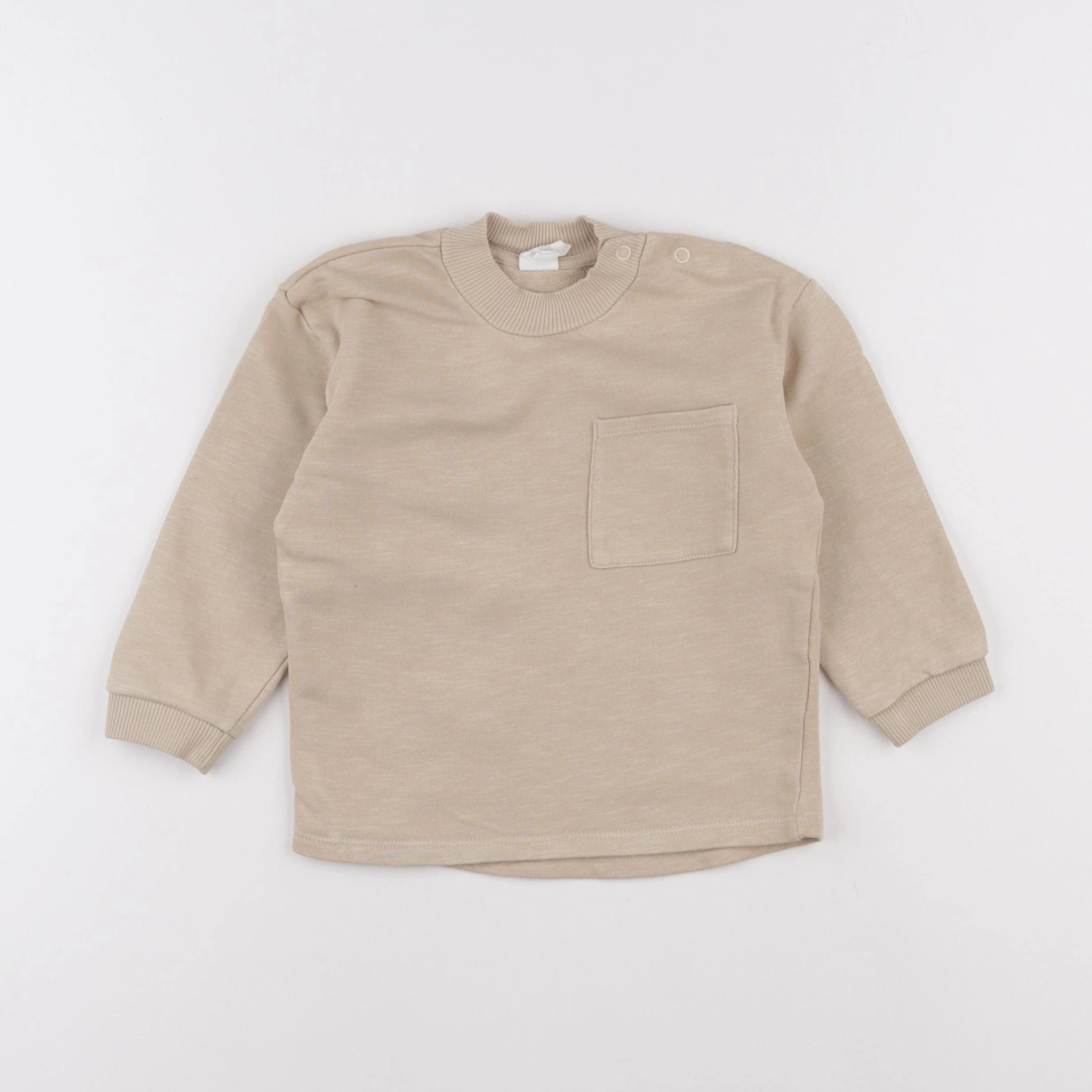 H&M - sweat marron - 18/24 mois