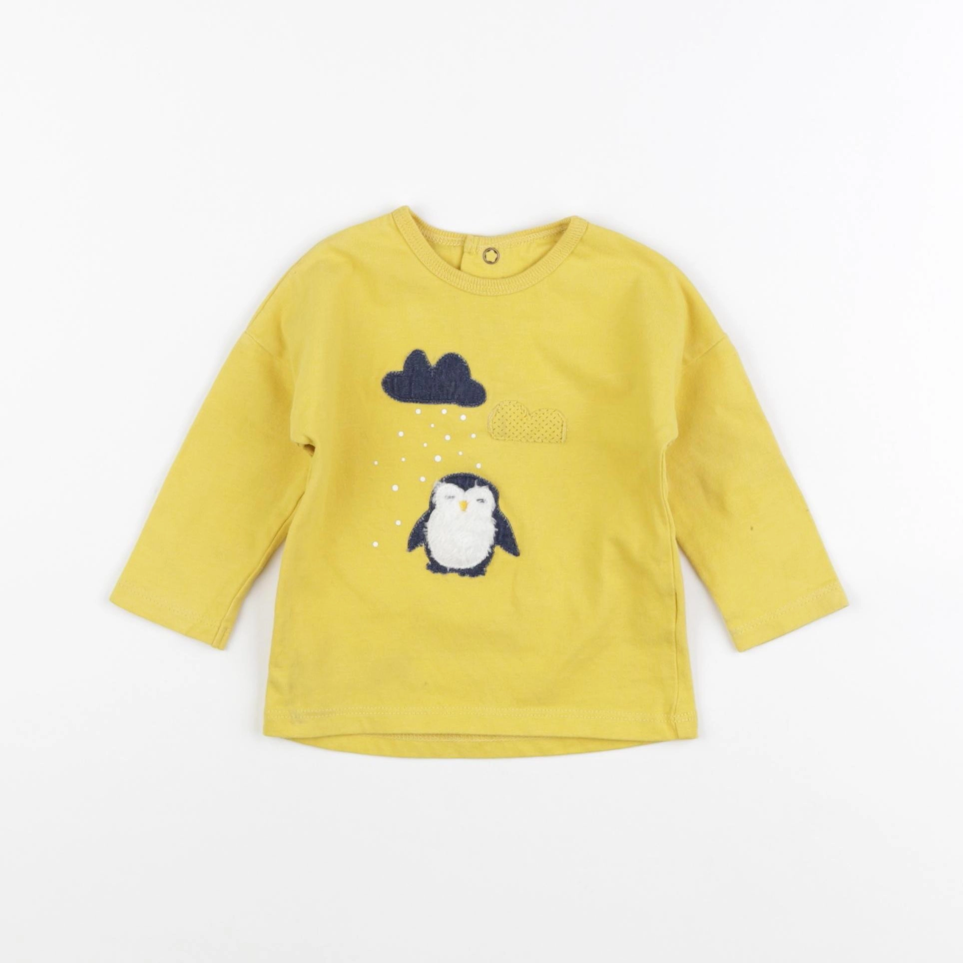 Catimini - tee-shirt jaune - 6 mois