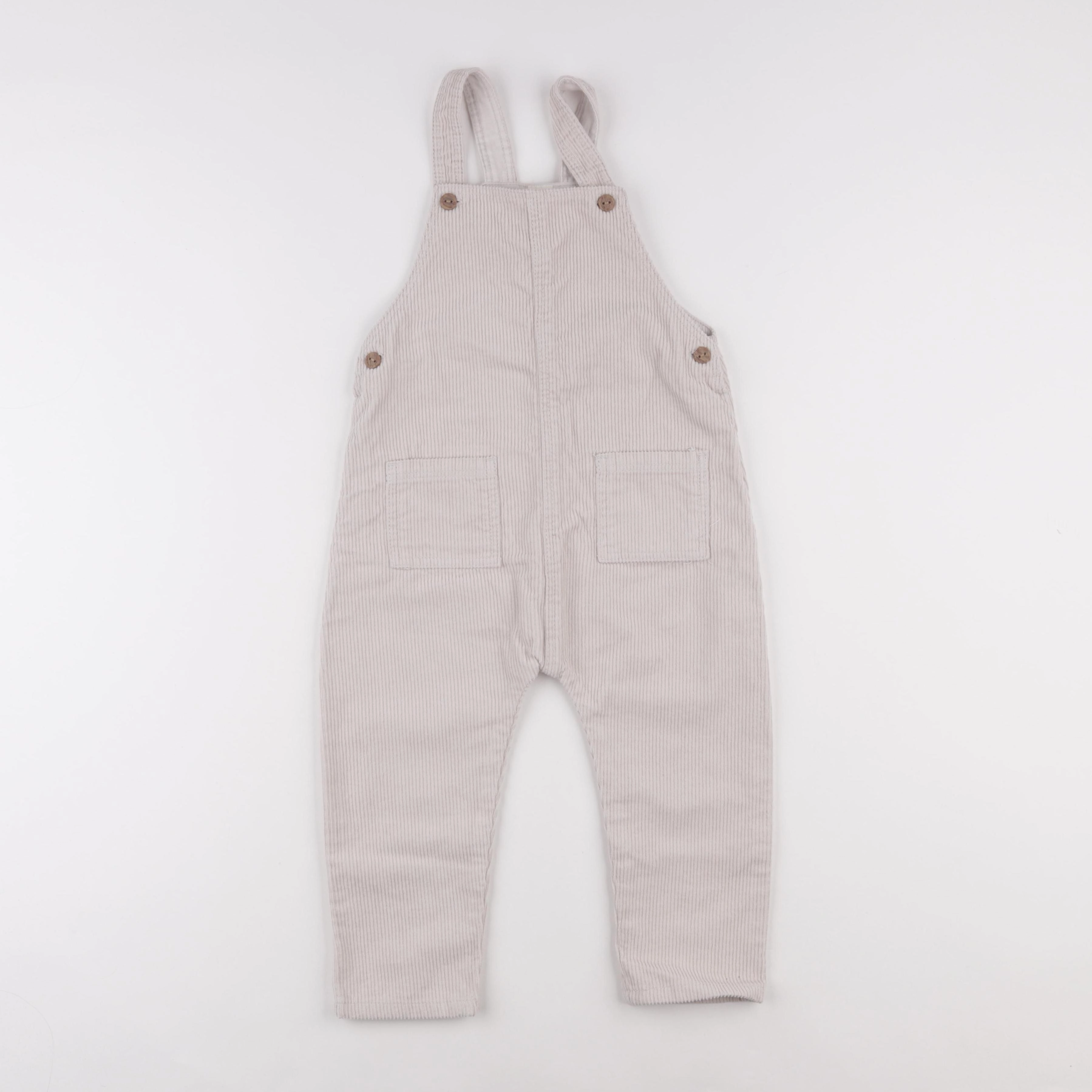H&M - salopette beige - 2/3 ans