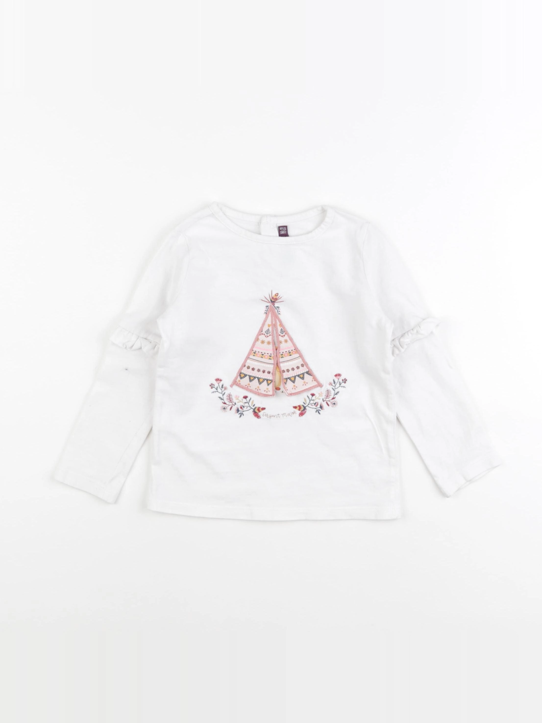 Sergent Major - tee-shirt blanc - 2 ans