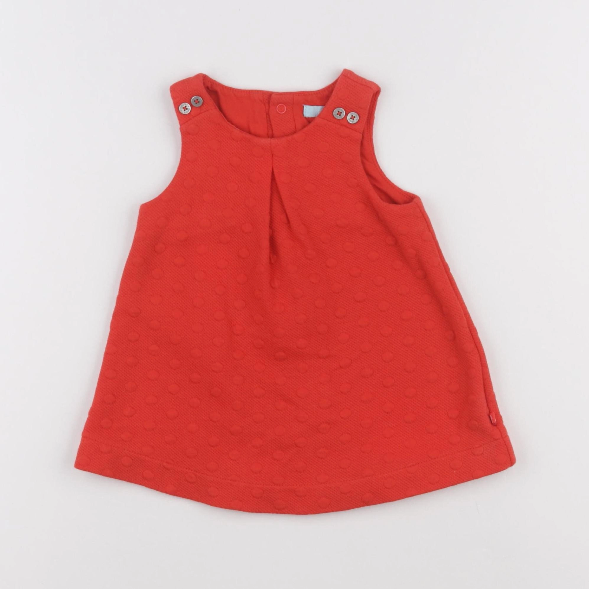 Obaïbi - robe rouge - 6 mois