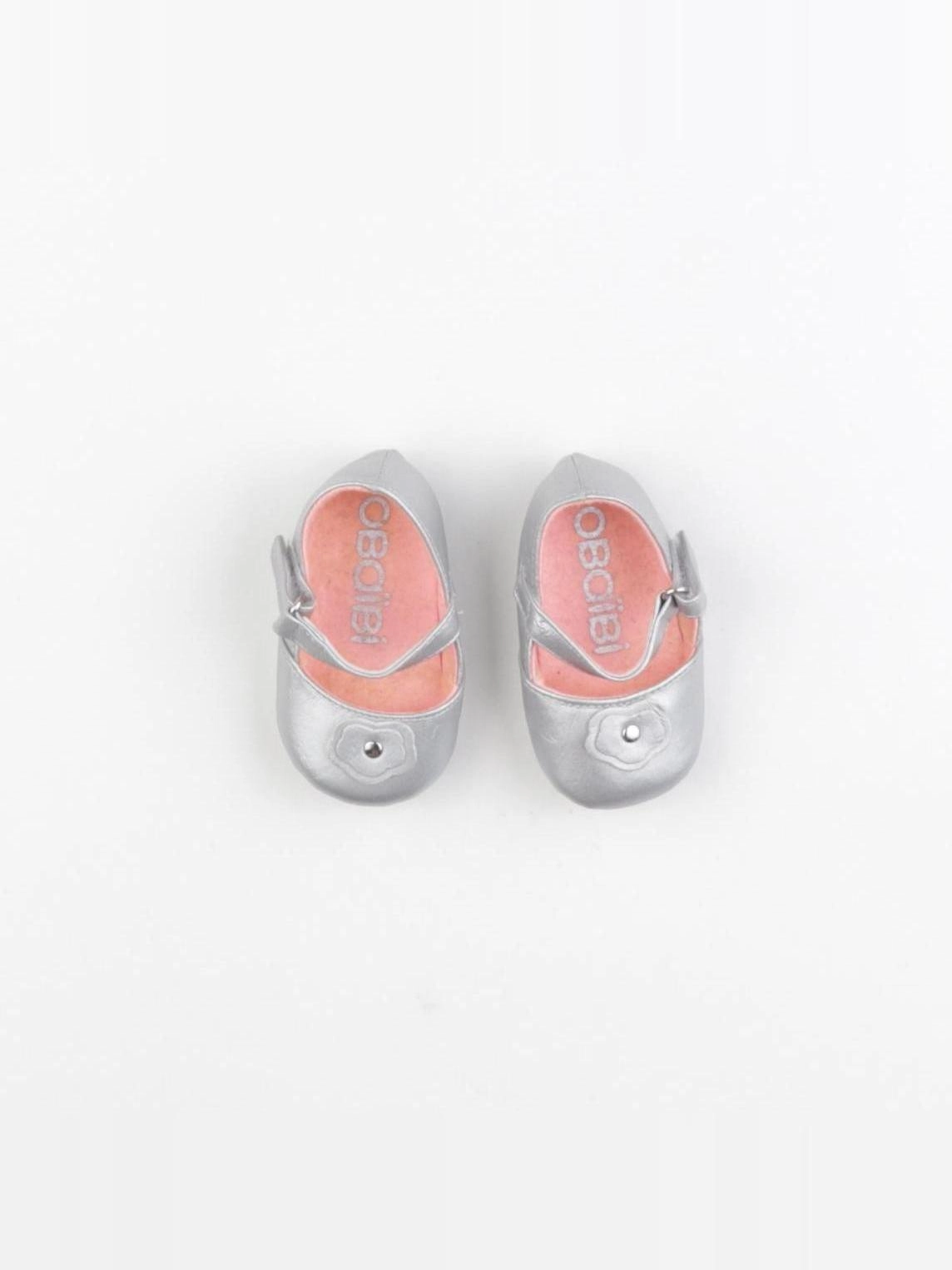 Obaïbi - chaussons argent - pointure 18
