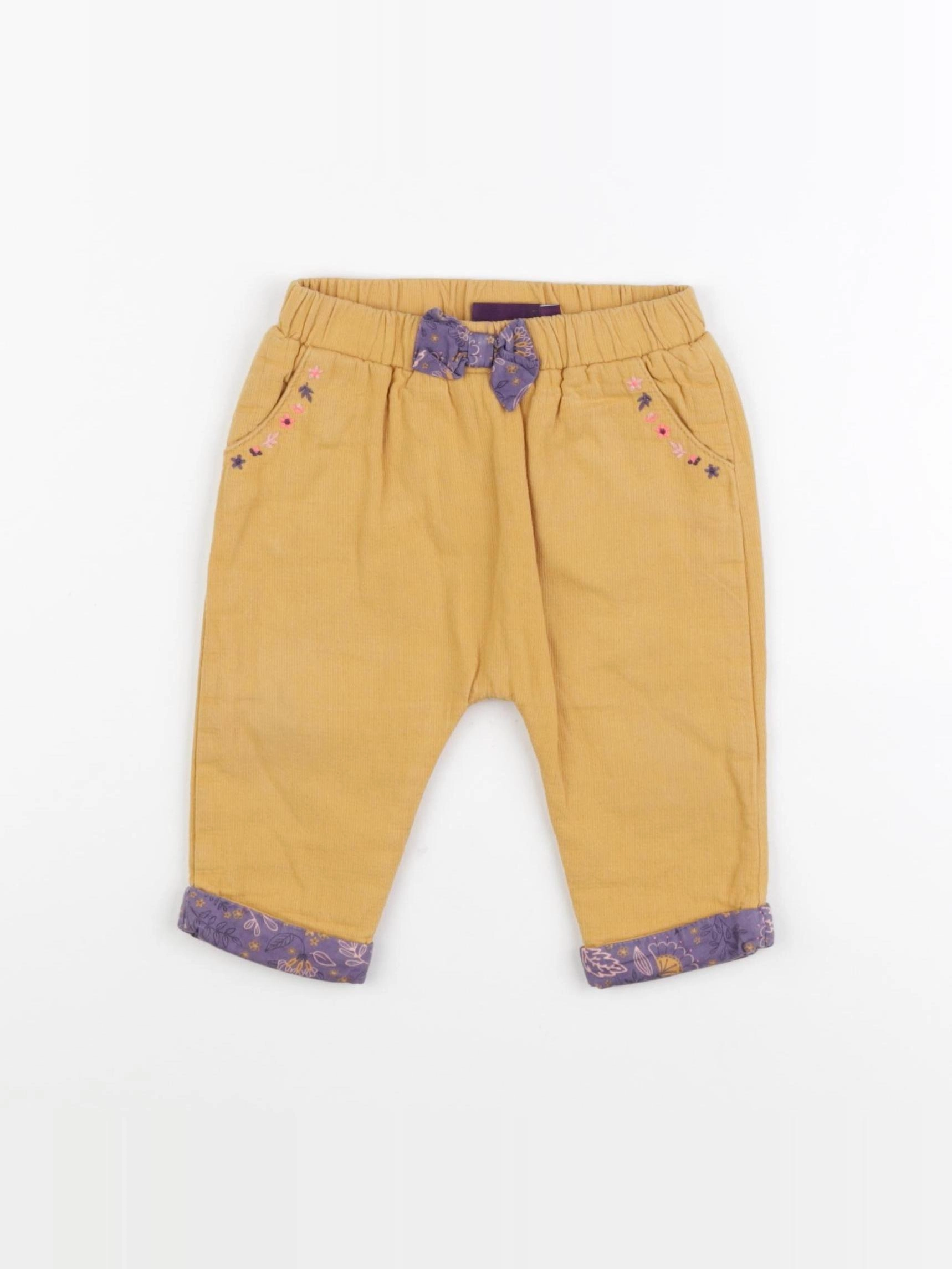 Sergent Major - pantalon jaune - 6 mois
