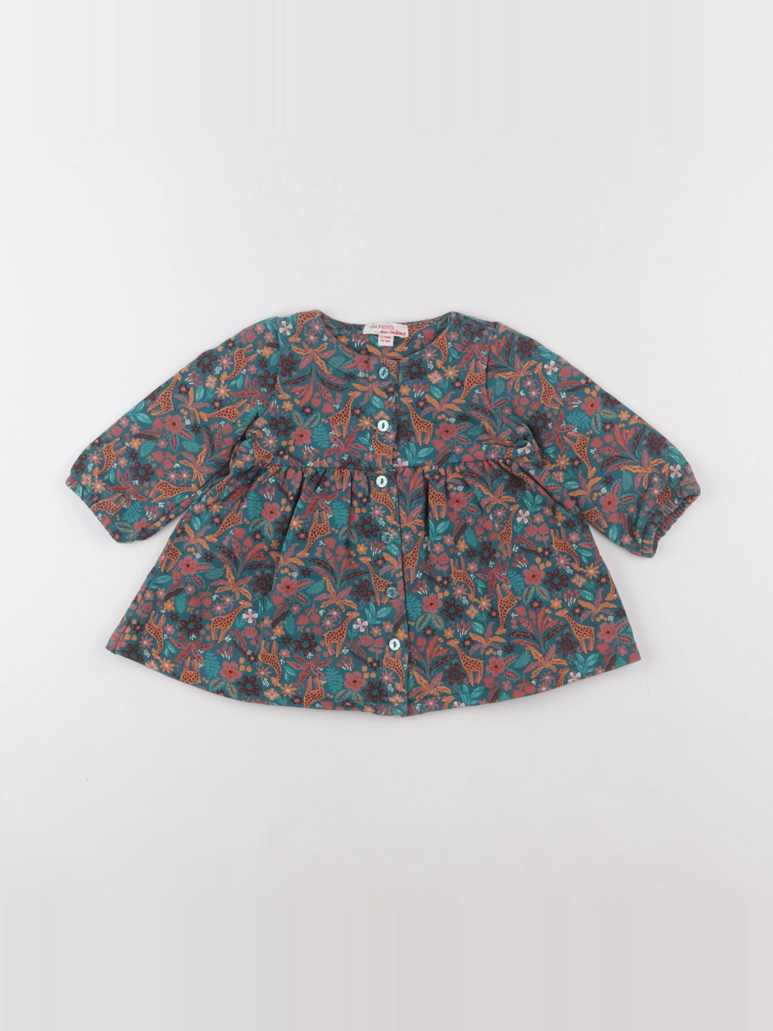 DPAM - robe multicolore - 12 mois