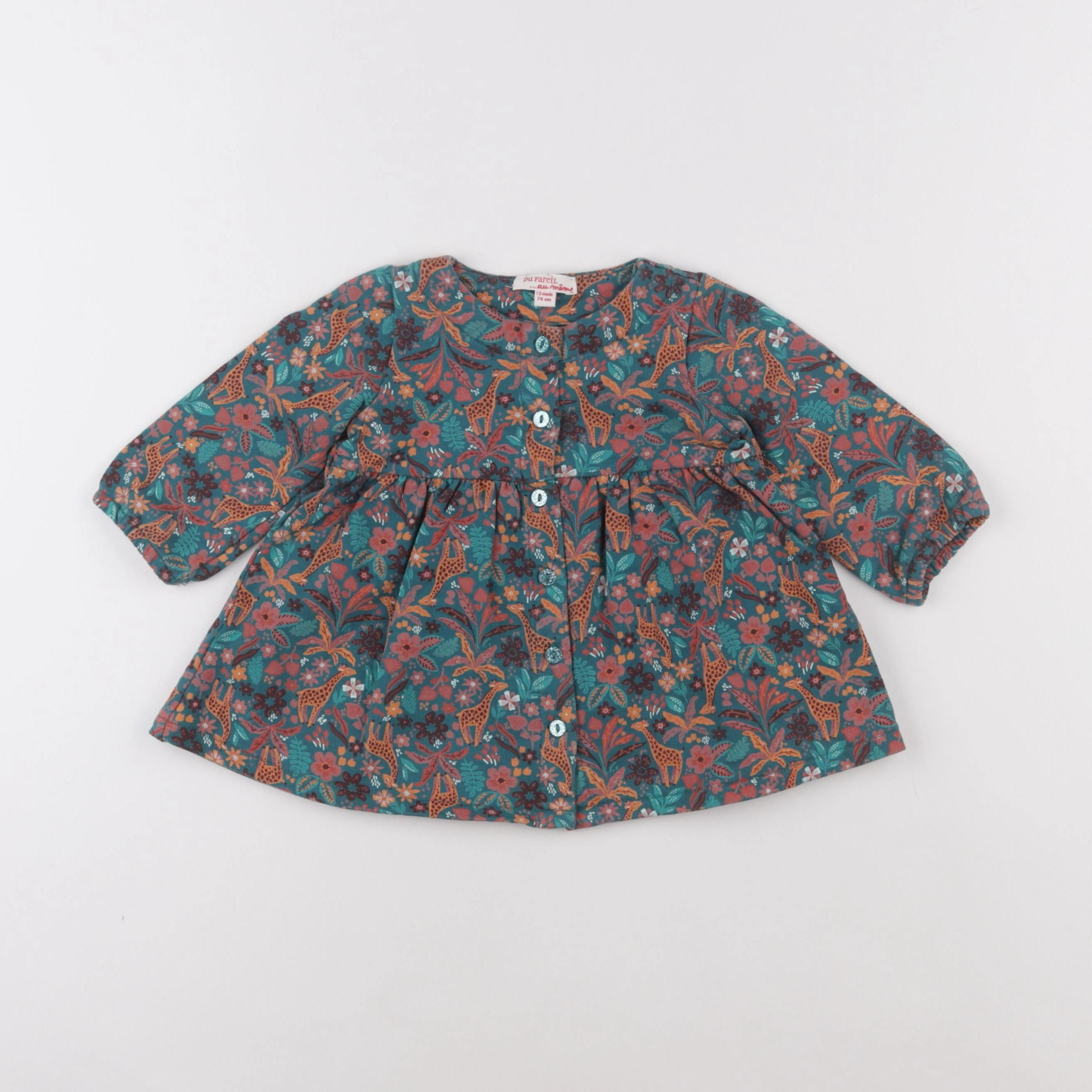 DPAM - robe multicolore - 12 mois