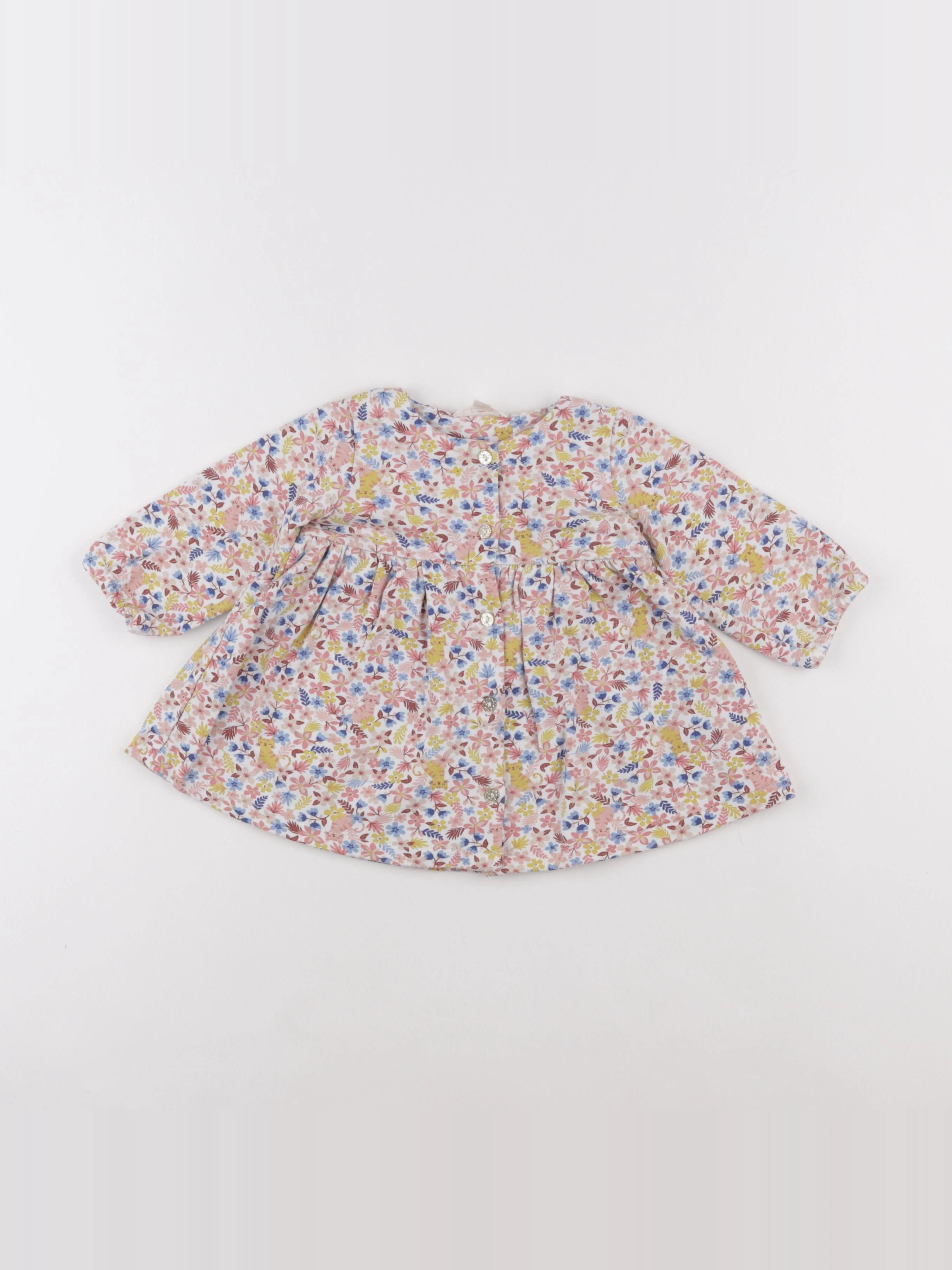 DPAM - robe multicolore - 12 mois