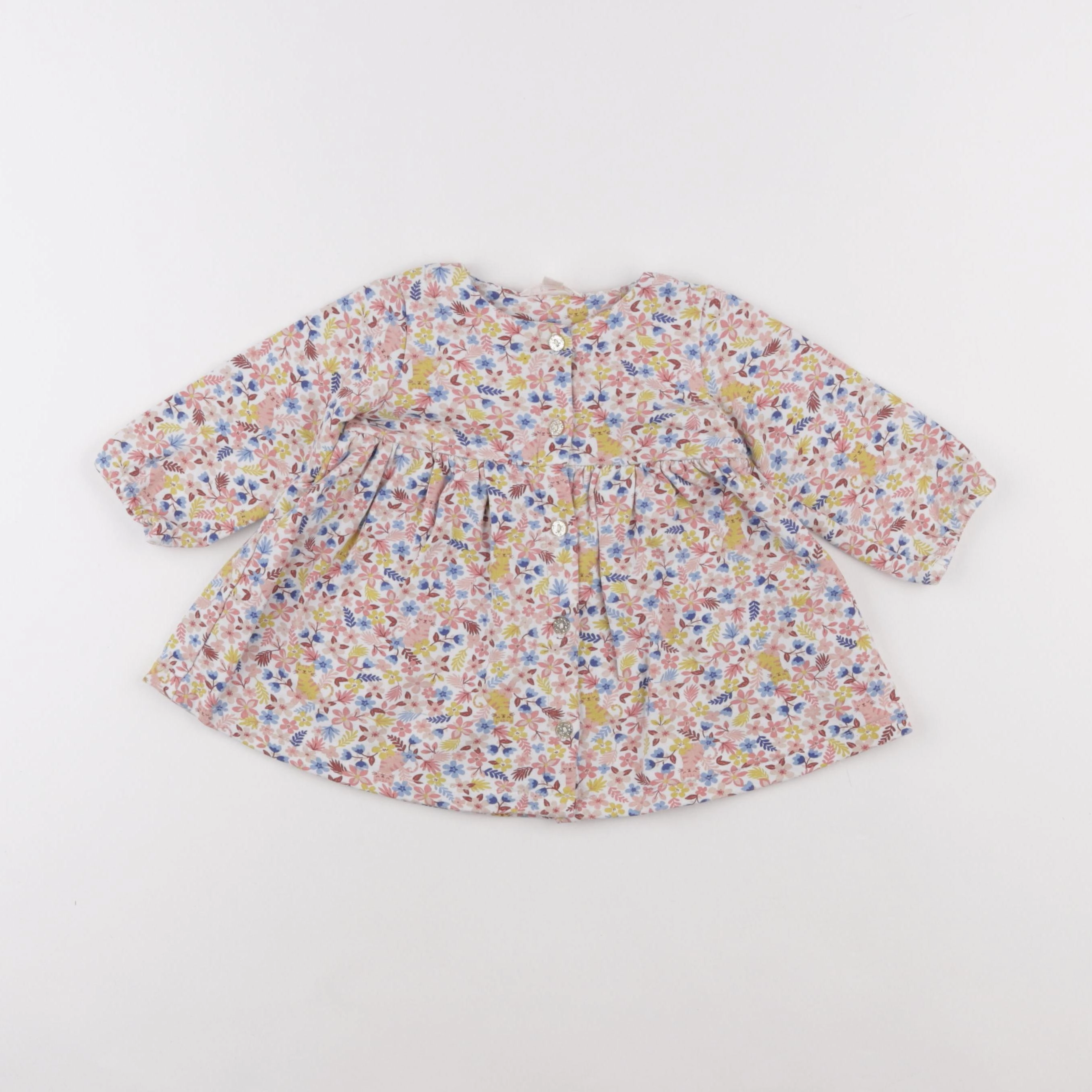 DPAM - robe multicolore - 12 mois