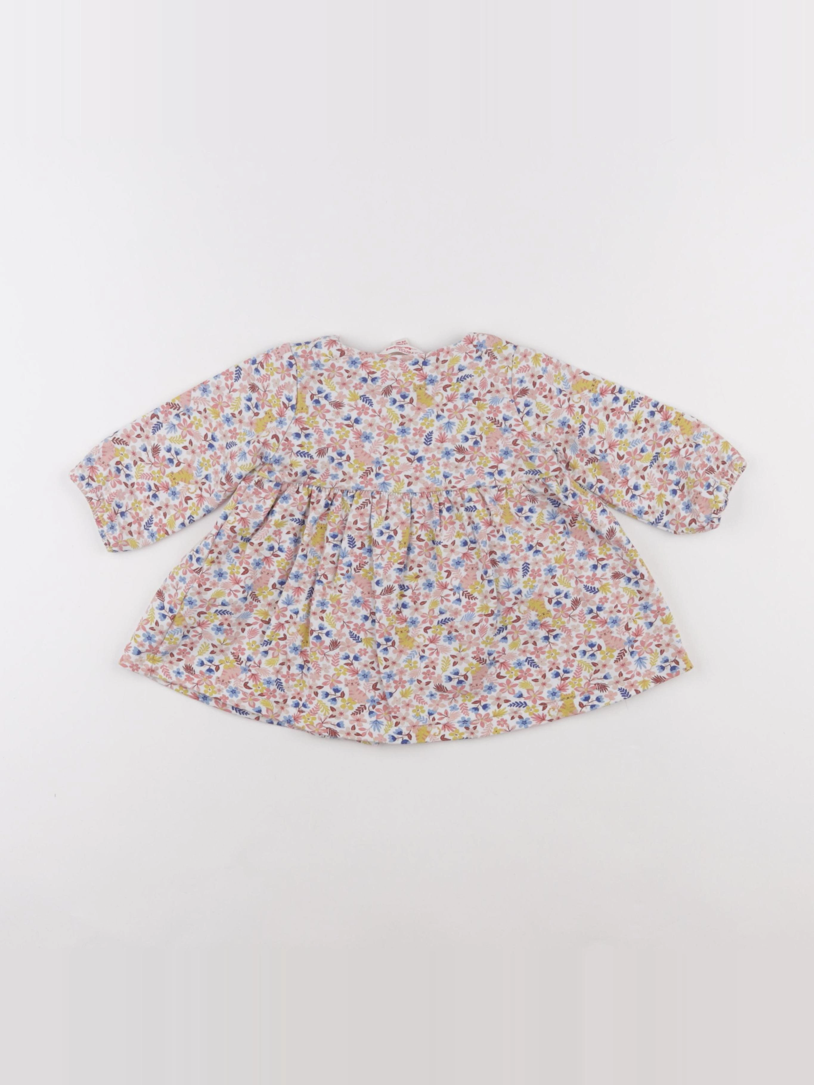 DPAM - robe multicolore - 12 mois