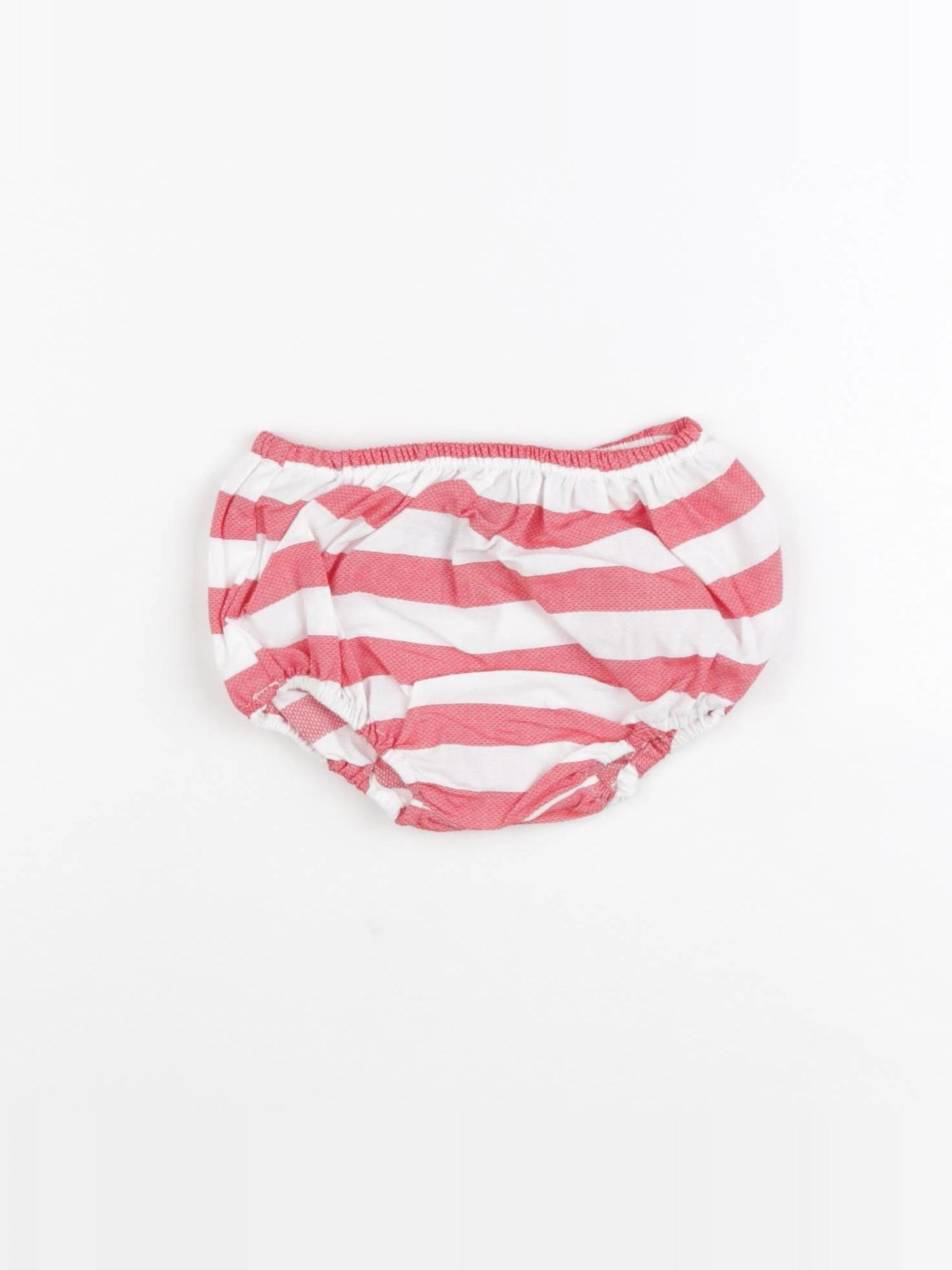 Sergent Major - bloomer blanc, rose - 9 mois