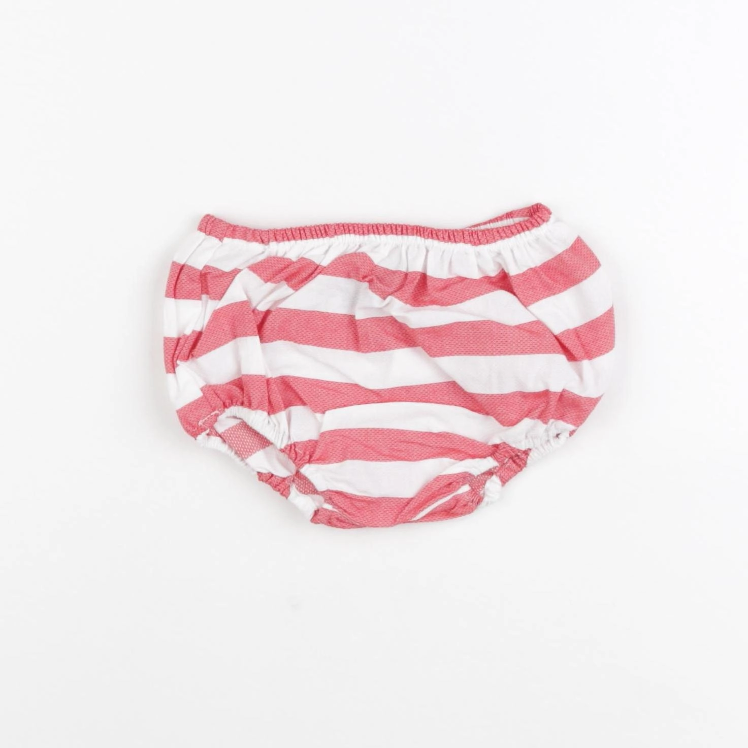 Sergent Major - bloomer blanc, rose - 9 mois