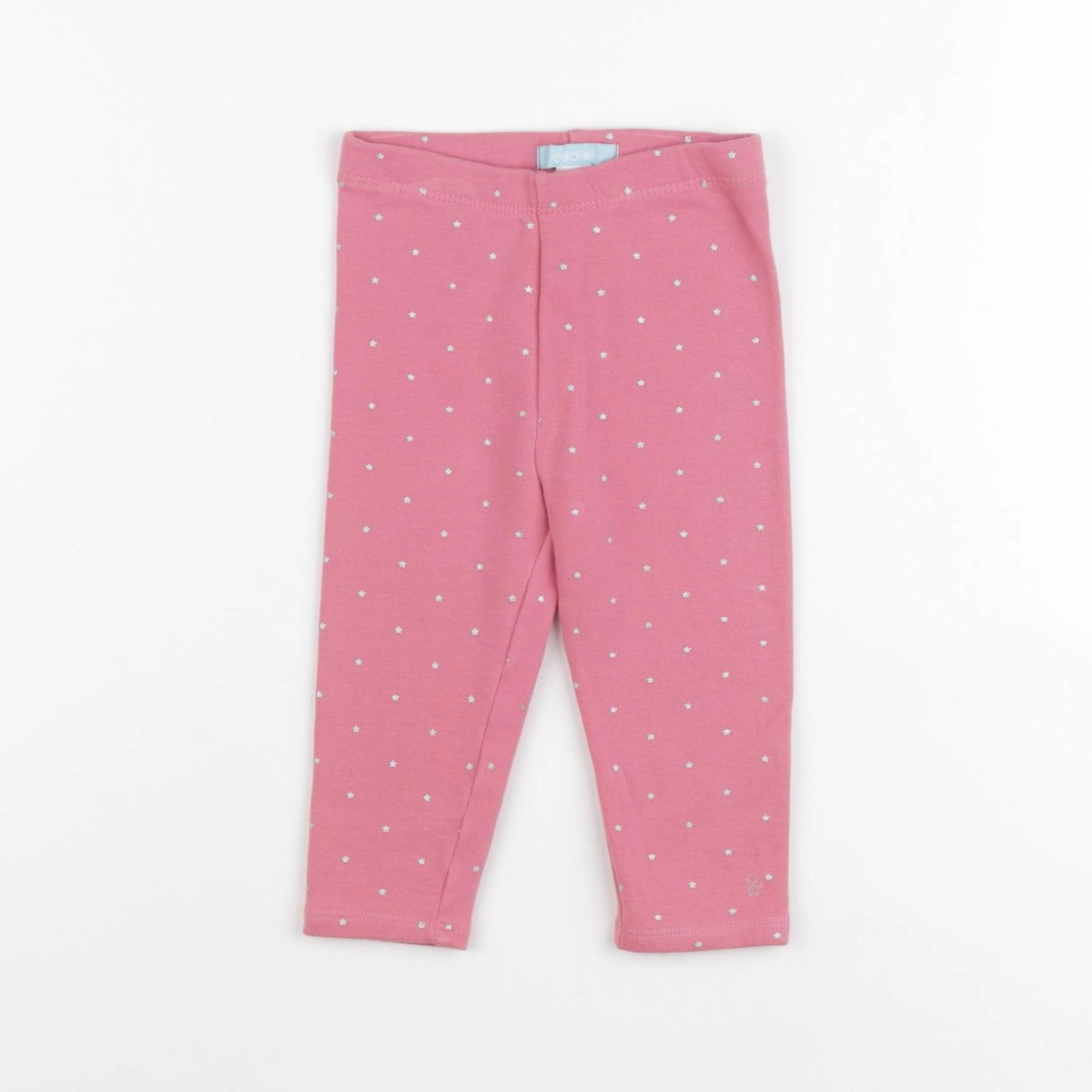 Obaïbi - legging rose - 12 mois