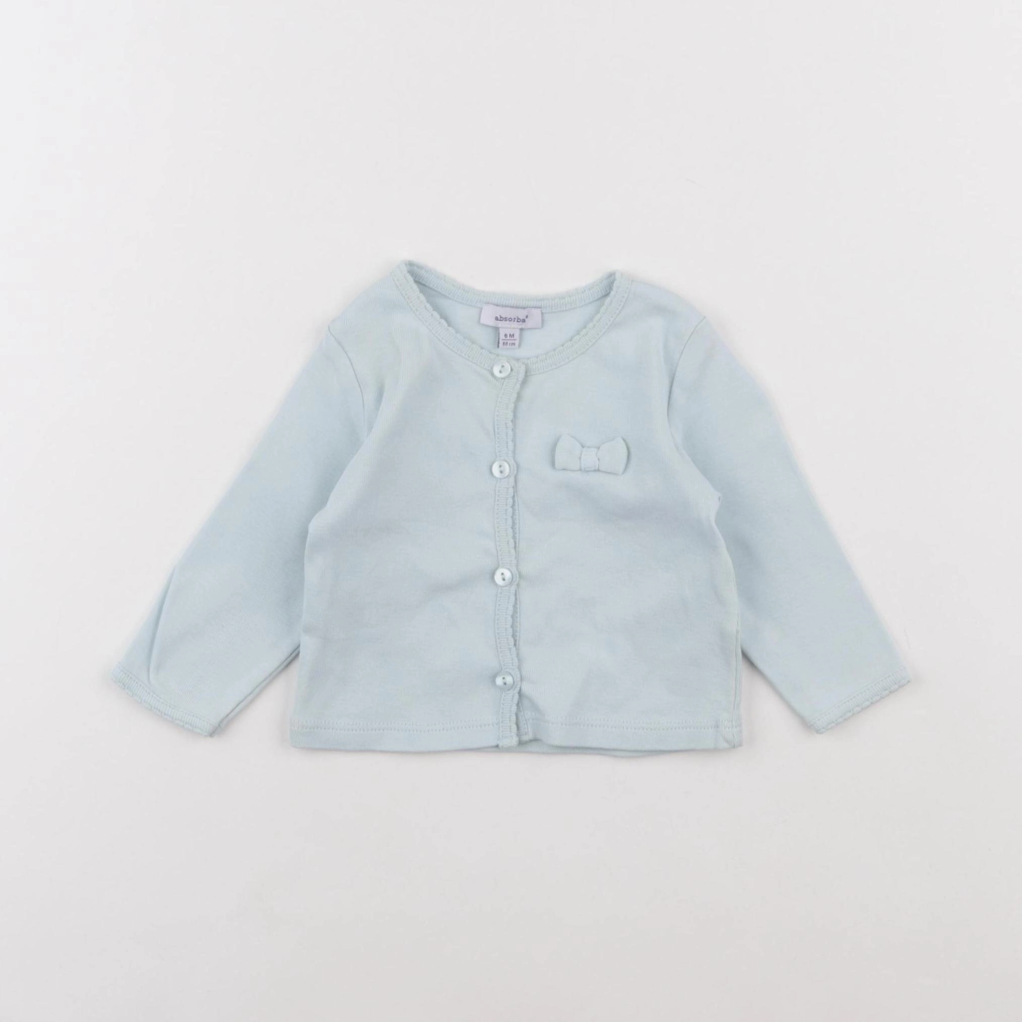 Absorba - tee-shirt bleu - 6 mois
