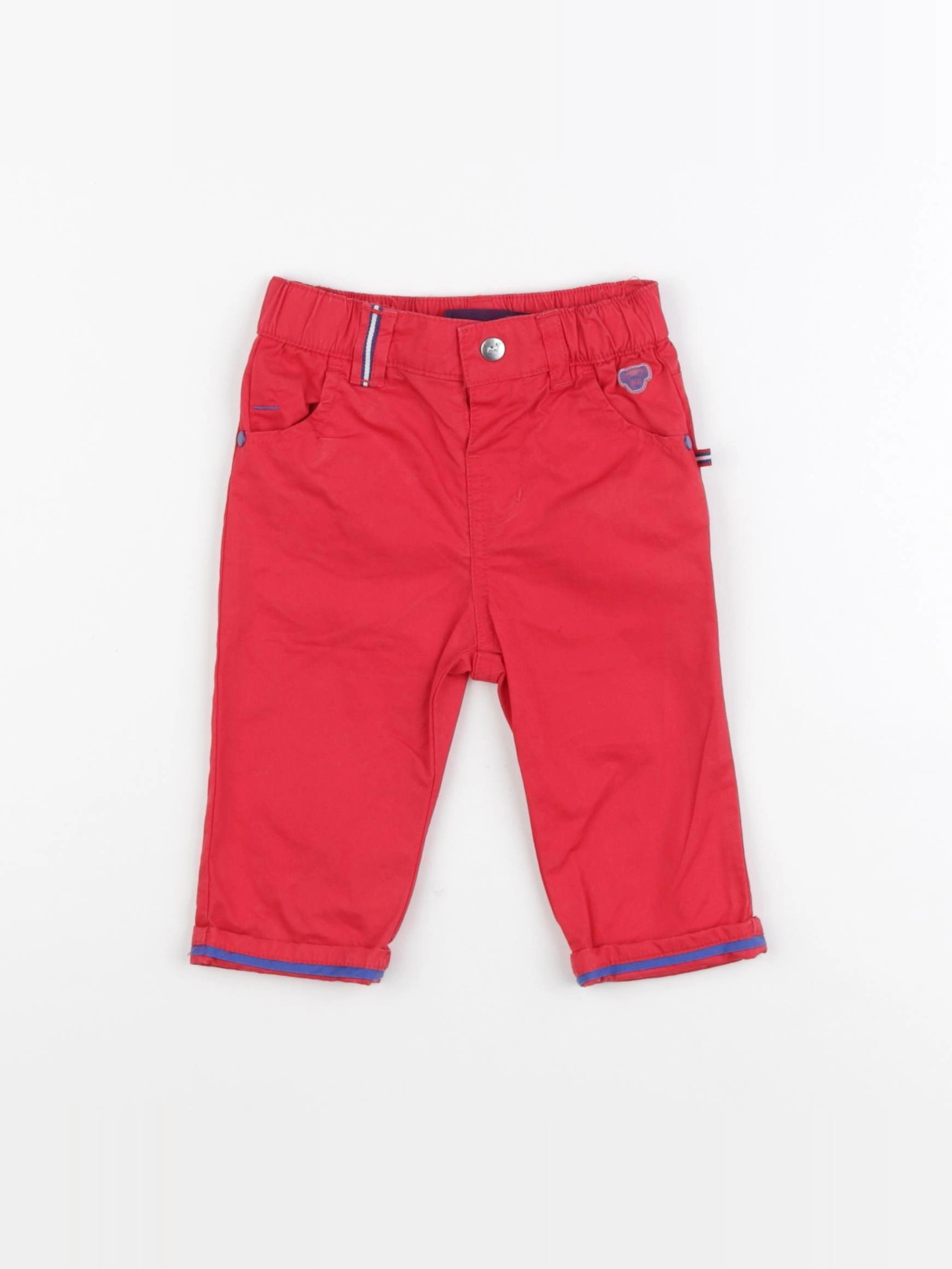 Sergent Major - pantalon rouge - 6 mois