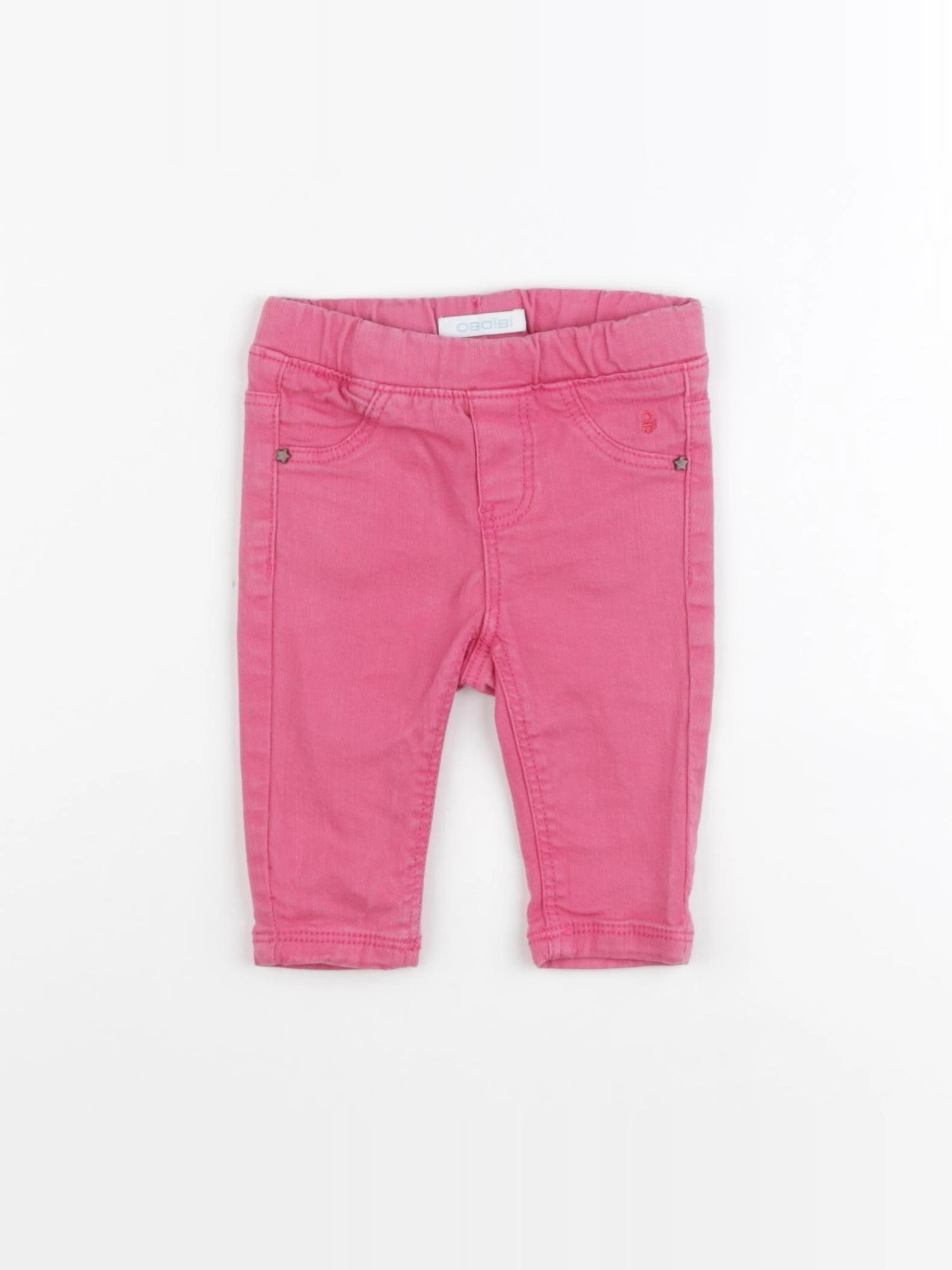 Obaïbi - pantalon rose - 3 mois
