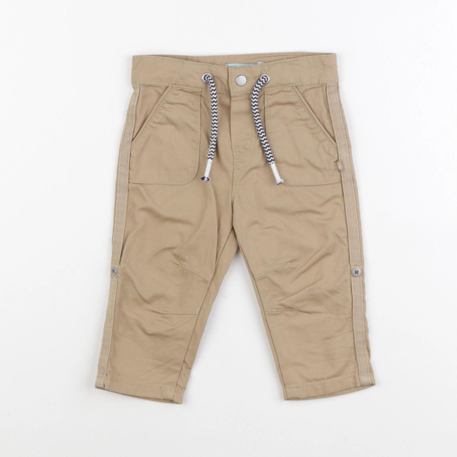 Obaïbi - pantalon beige - 6 mois