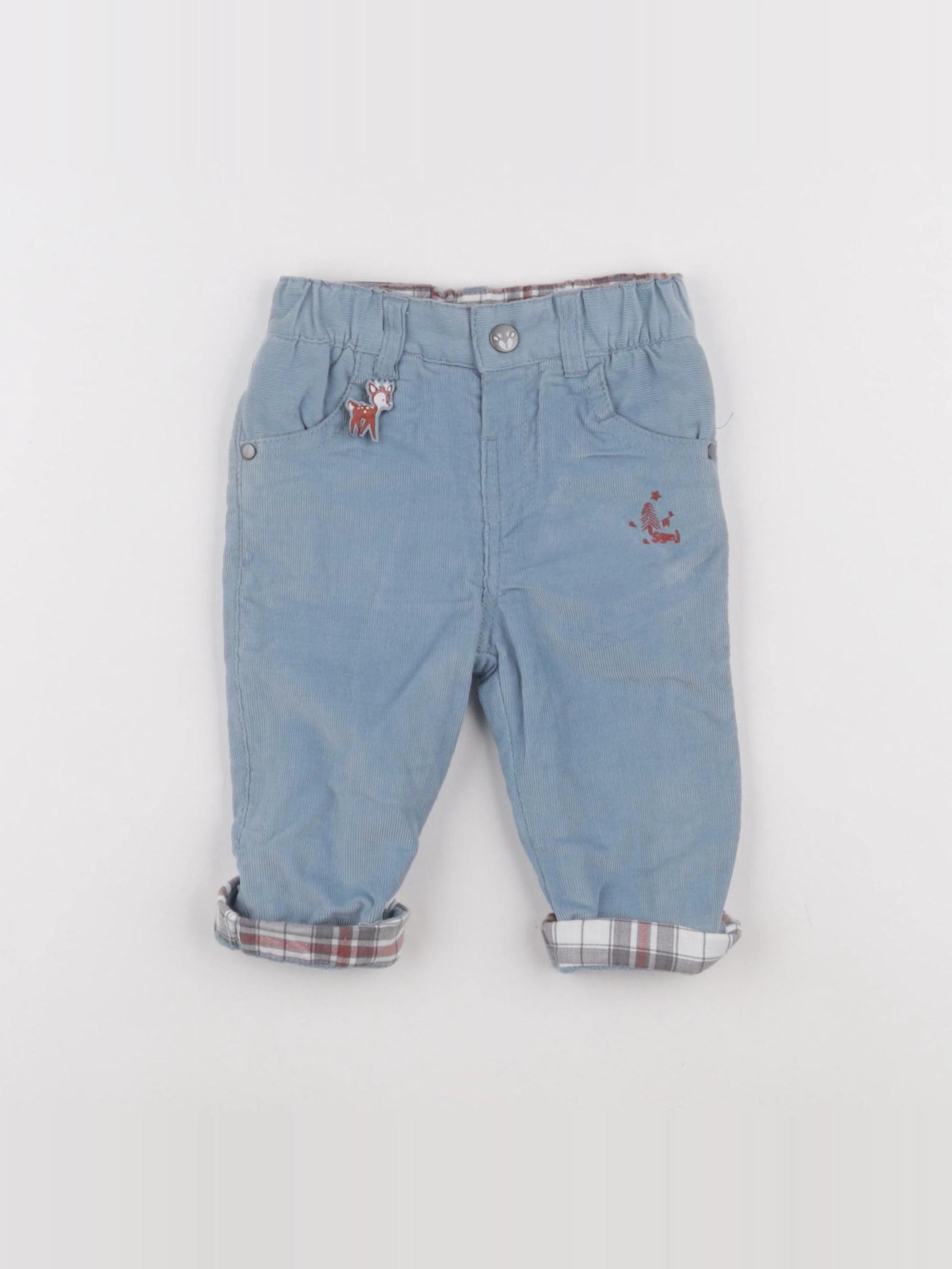 Sergent Major - pantalon bleu - 6 mois